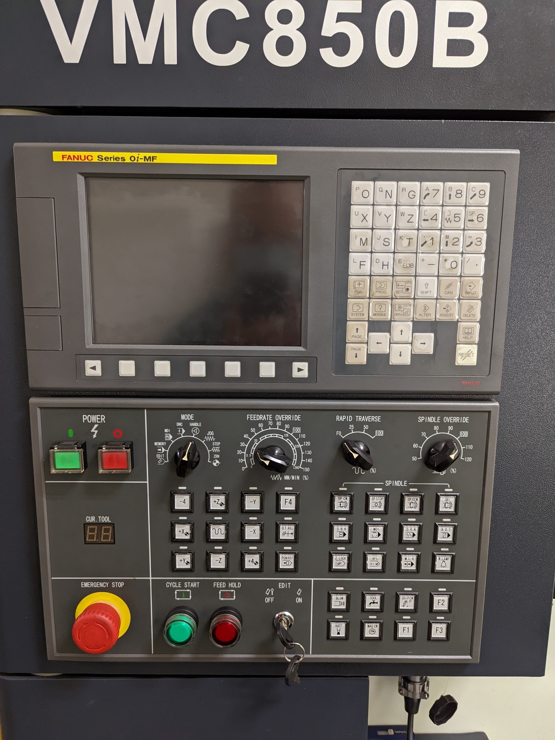 Bochi 850B VMC, 2018- 4th Axis, Fanuc Oi-MF, 24 SMTC, Never Used! - Image 5