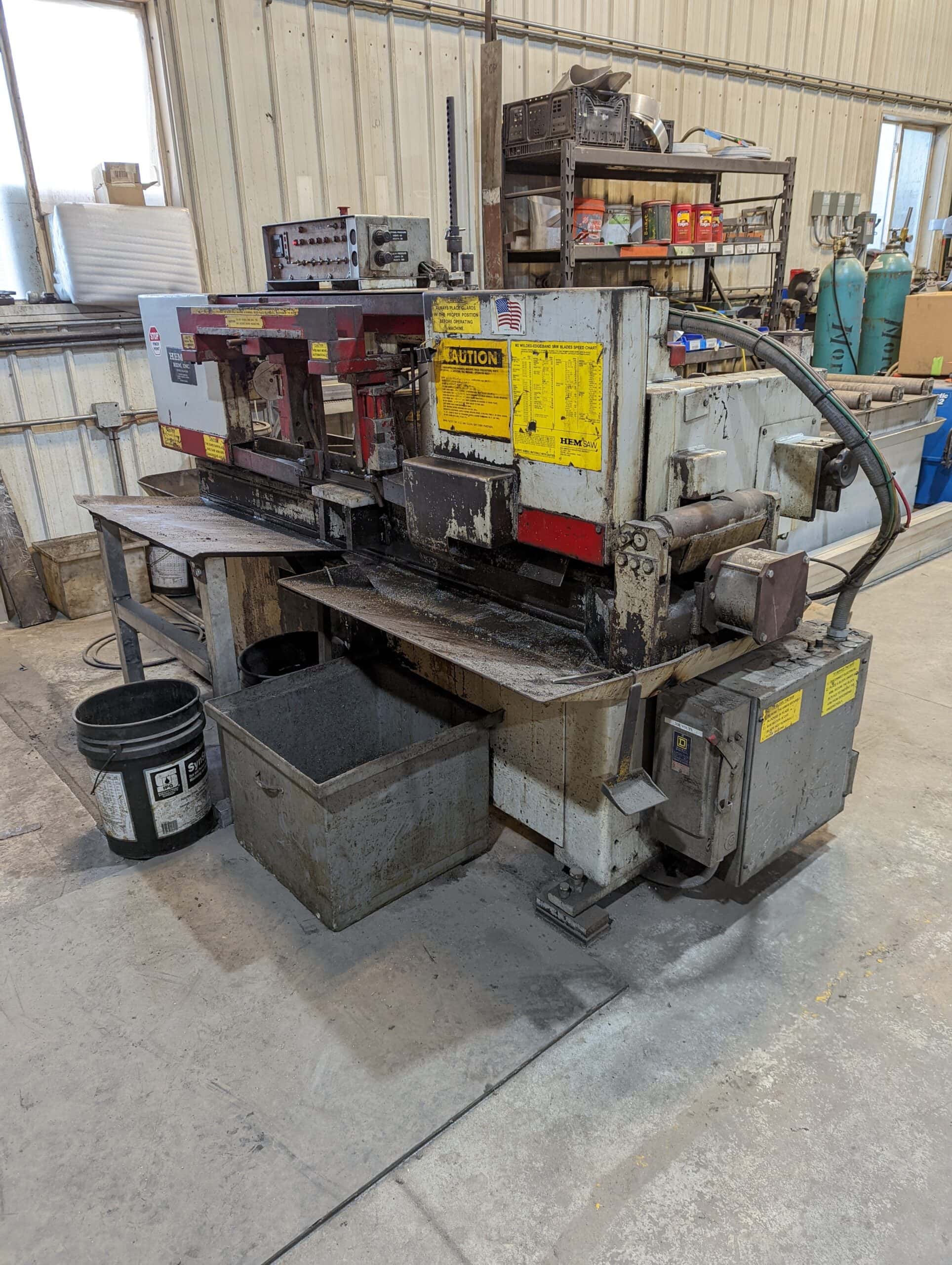 16"X20" Hem H120LA Automatic Horizontal Band Saw, 1989 - Video Available - Image 6