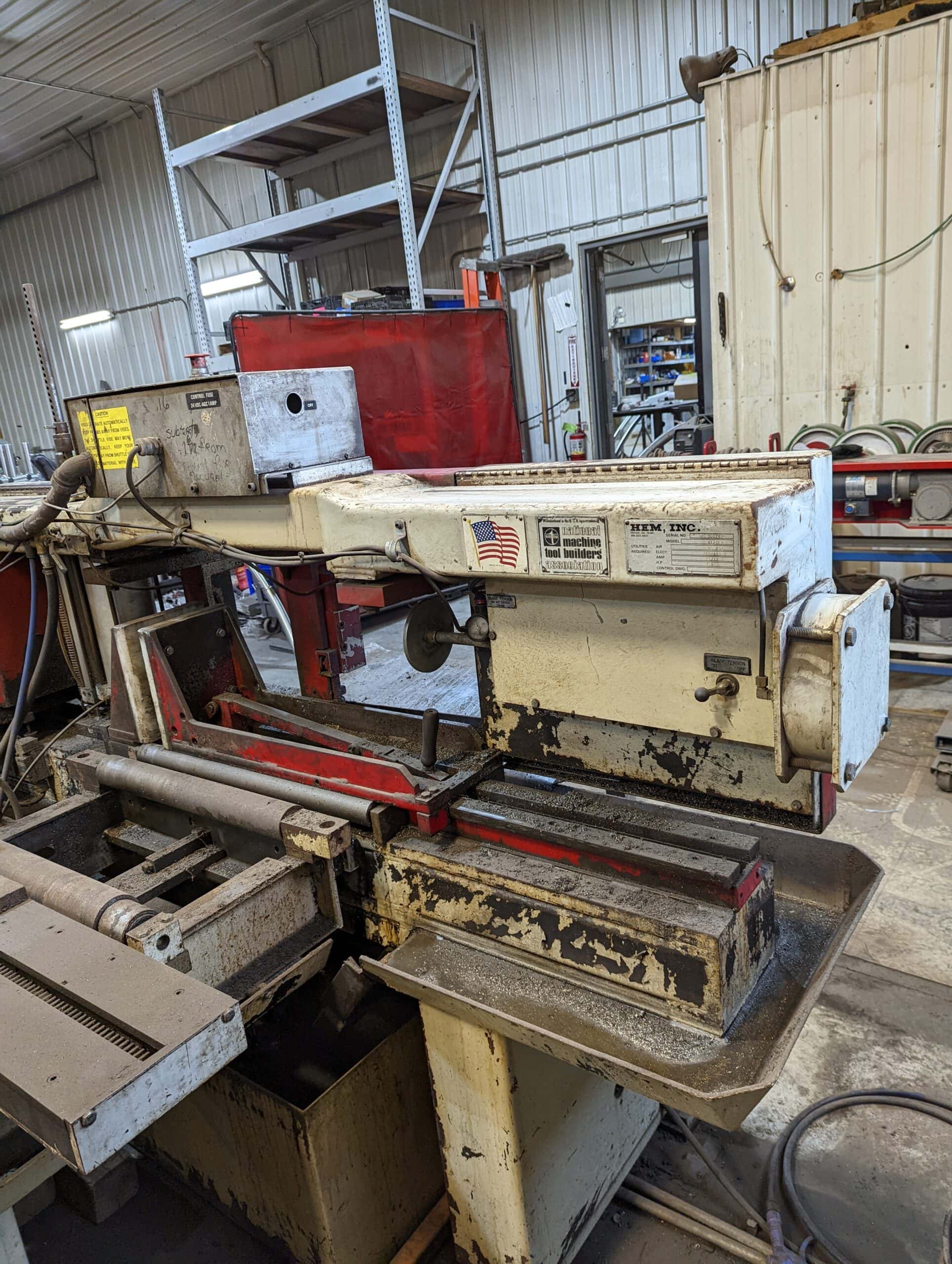 16"X20" Hem H120LA Automatic Horizontal Band Saw, 1989 - Video Available - Image 3