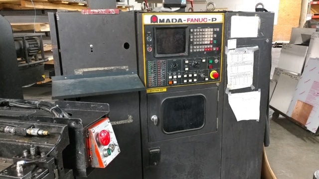 Amada Pega 345 Queen CNC Turret Punch, 1988 - Fanuc -P Control, 58 Station, 33 ton - Image 3