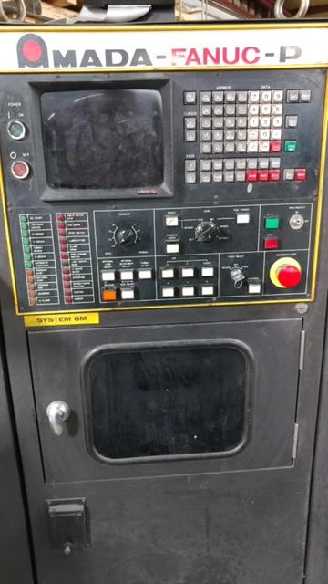 Amada Pega 345 Queen CNC Turret Punch, 1988 - Fanuc -P Control, 58 Station, 33 ton - Image 4