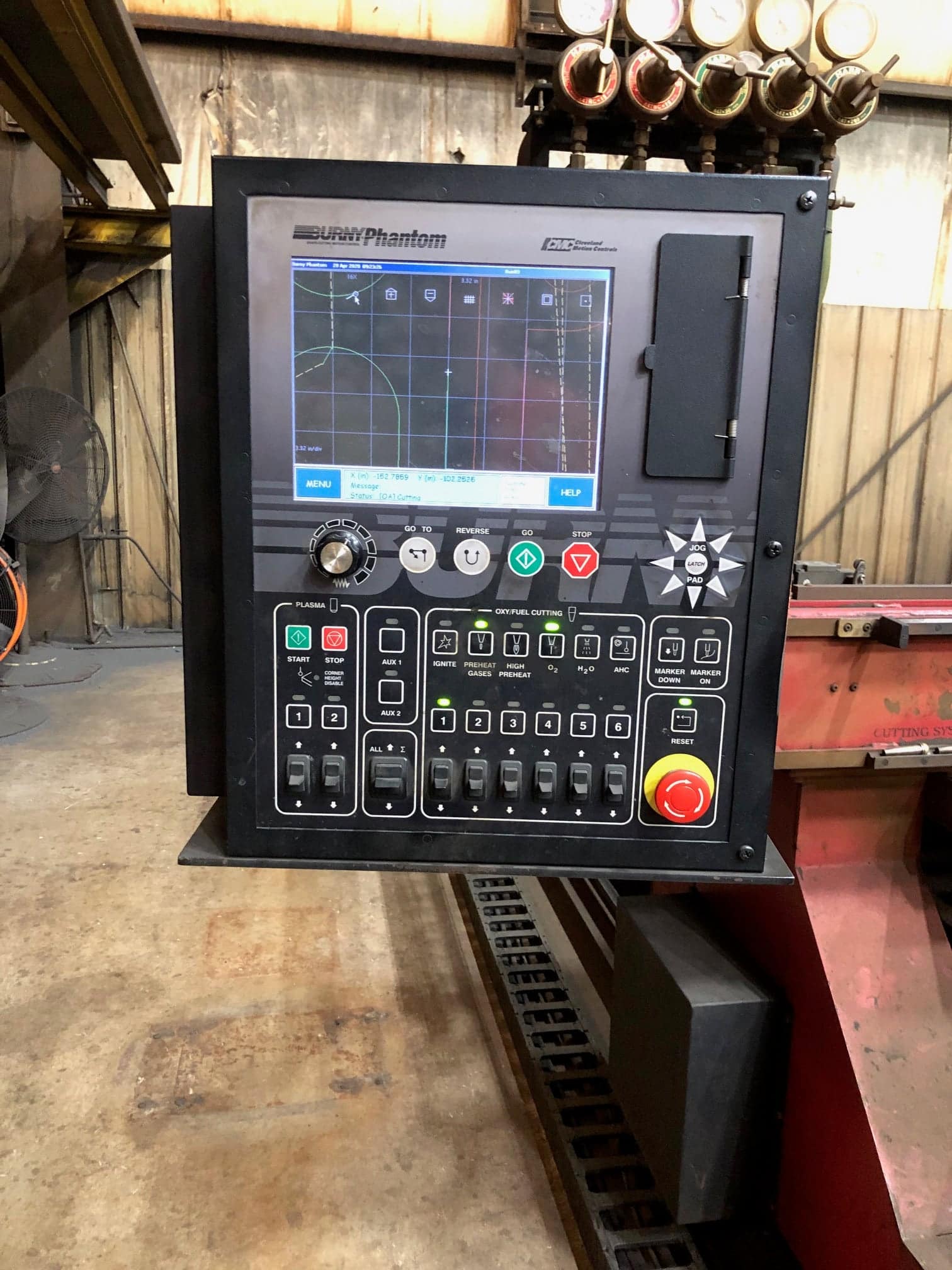 12' X 40' Cutting Systems Saber Cut OxyFuel CNC Cutting Machine, 2010- Water Table - Image 2