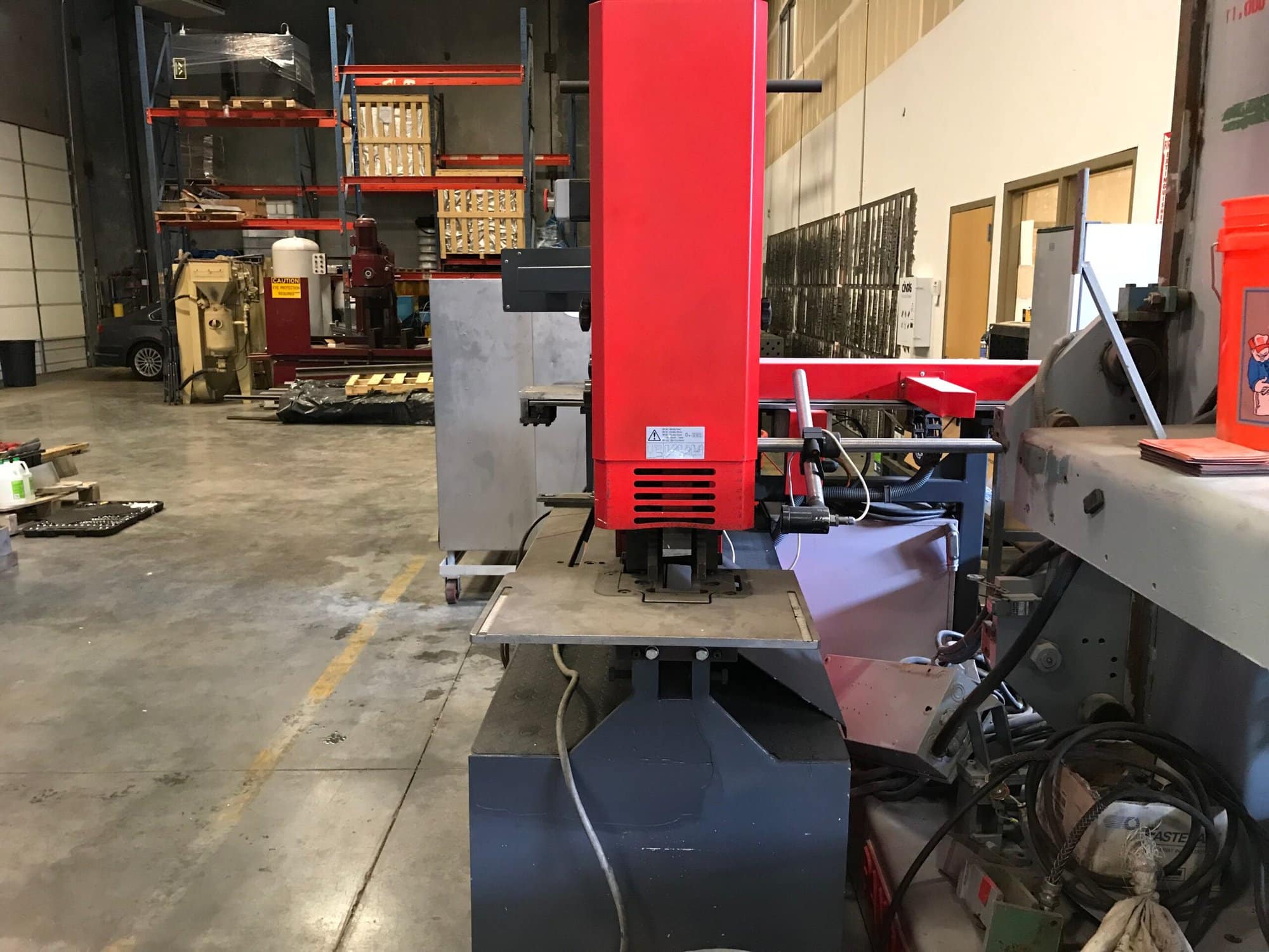 121 Ton JMT/Durma IW 110/180 BTD Ironworker, 2012 - NC Punch Table - Image 6