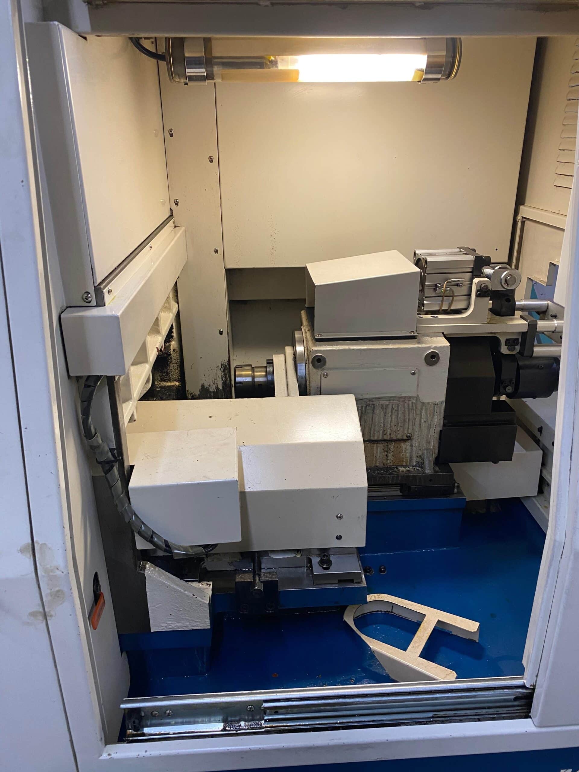 Nexturn SA-32 Swiss CNC Lathe, 2003 - Iemca Boss Bar Feeder, Chip Conveyor - Image 5