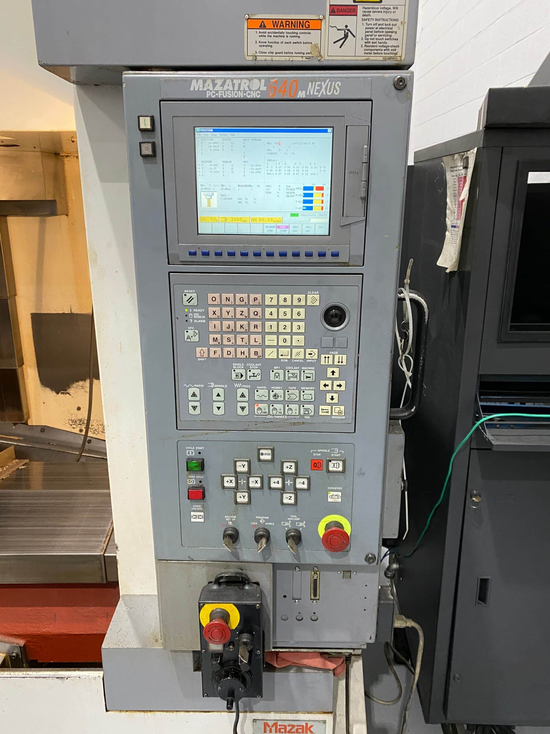 Mazak Nexus 510C VMC, 2003 - Probe, 30 ATC, From R&D - Image 7