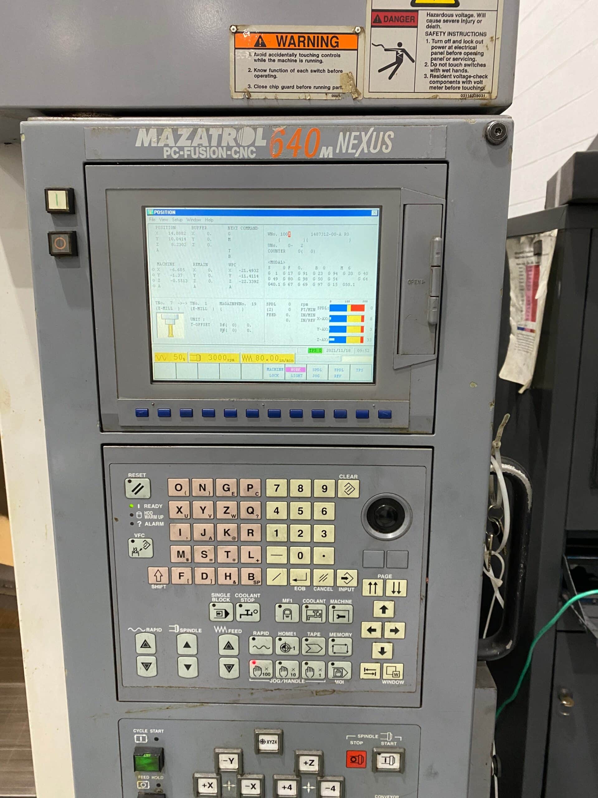 Mazak Nexus 510C VMC, 2003 - Probe, 30 ATC, From R&D - Image 8