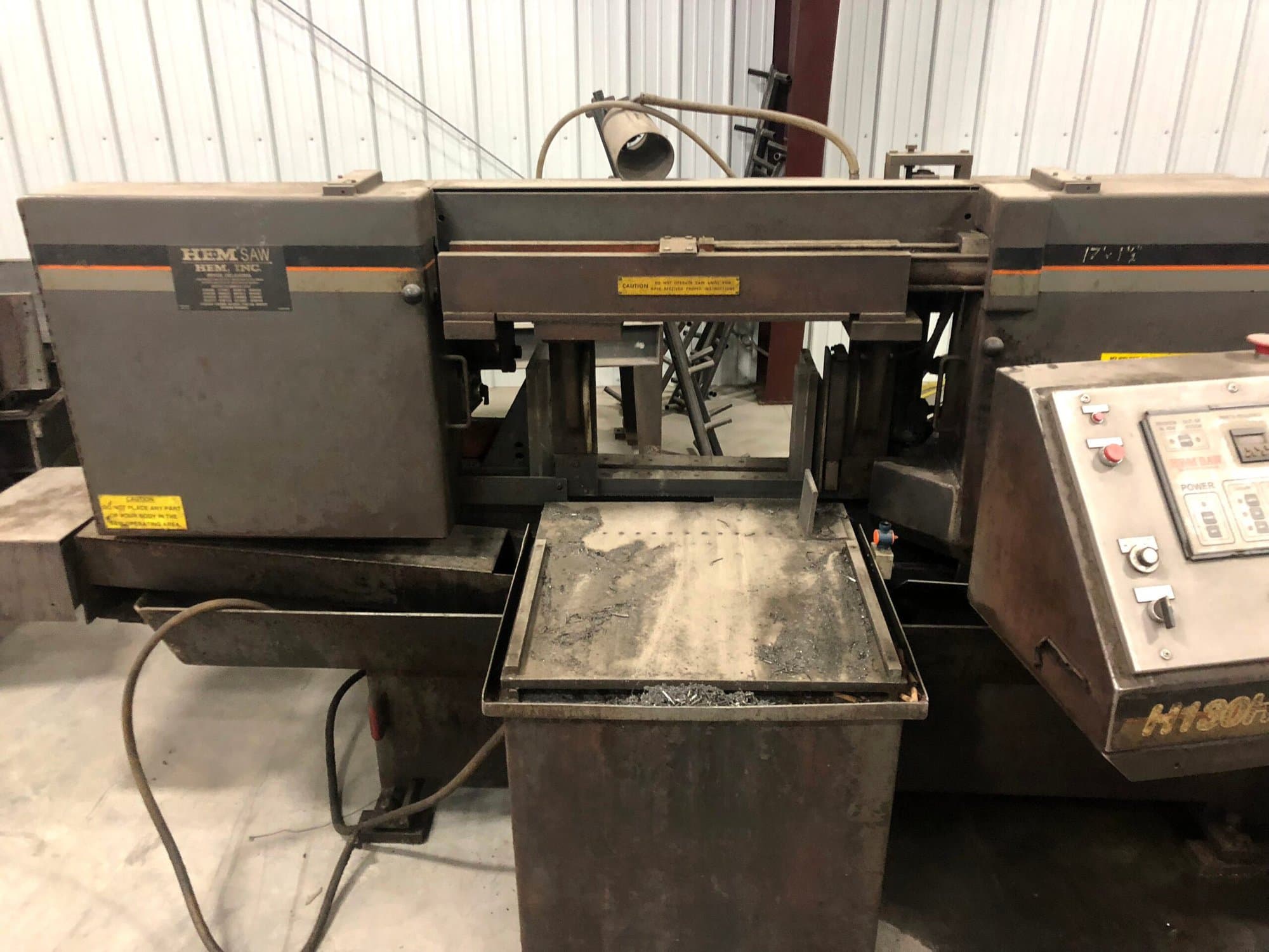 16” x 16” HEM H130HA-4 Automatic Horizontal Band Saw, 2005