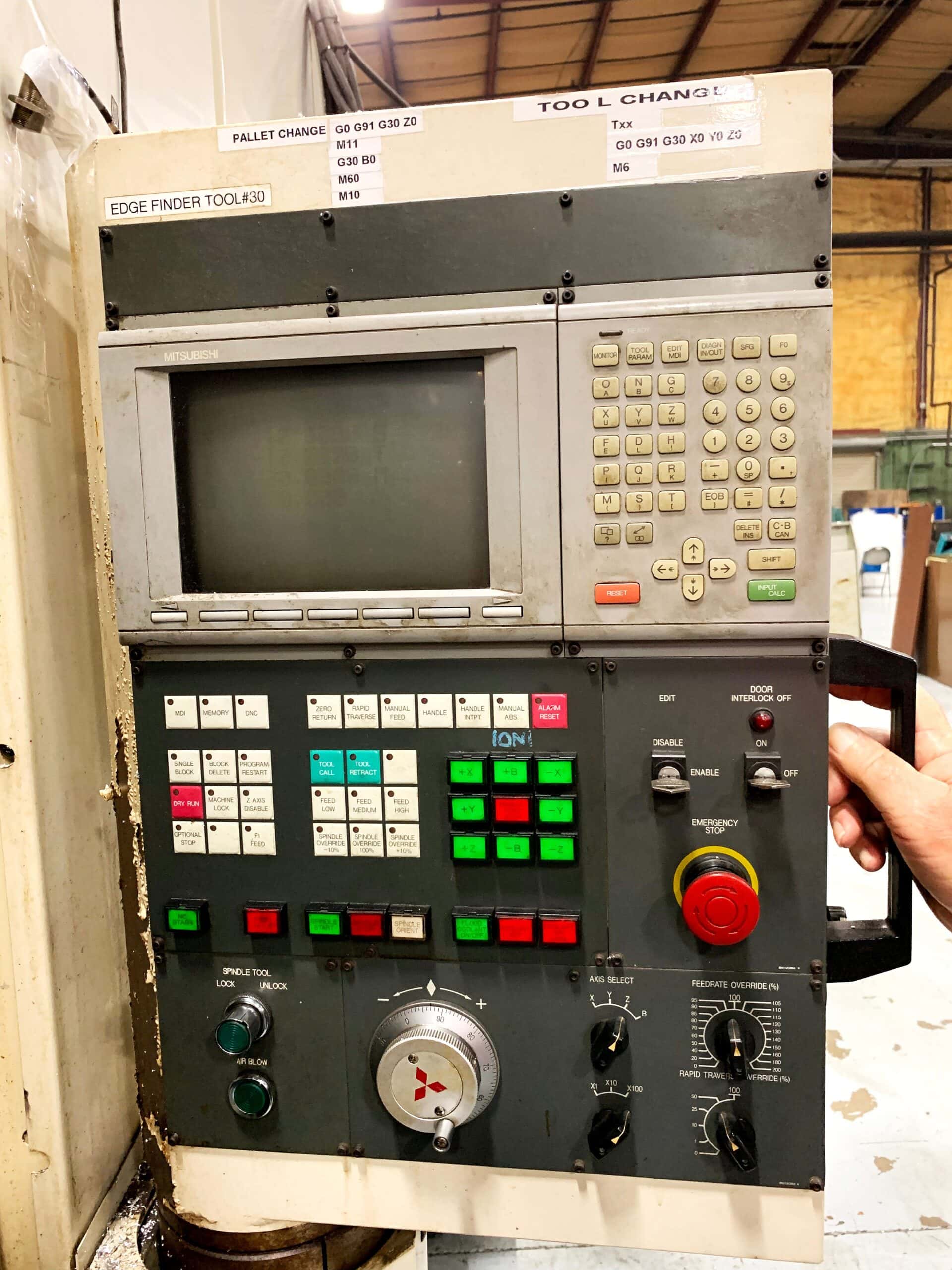 1998 Mitsubishi M-H4B CNC Horizontal Machining Center - Image 12