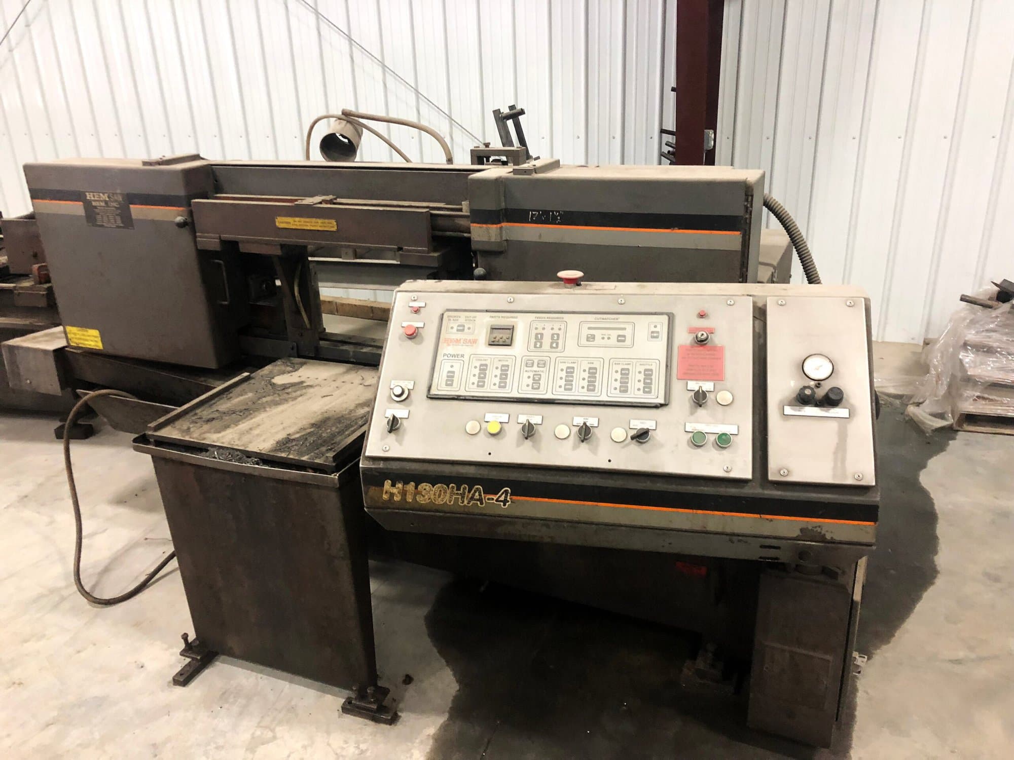 16” x 16” HEM H130HA-4 Automatic Horizontal Band Saw, 2005 - Image 2