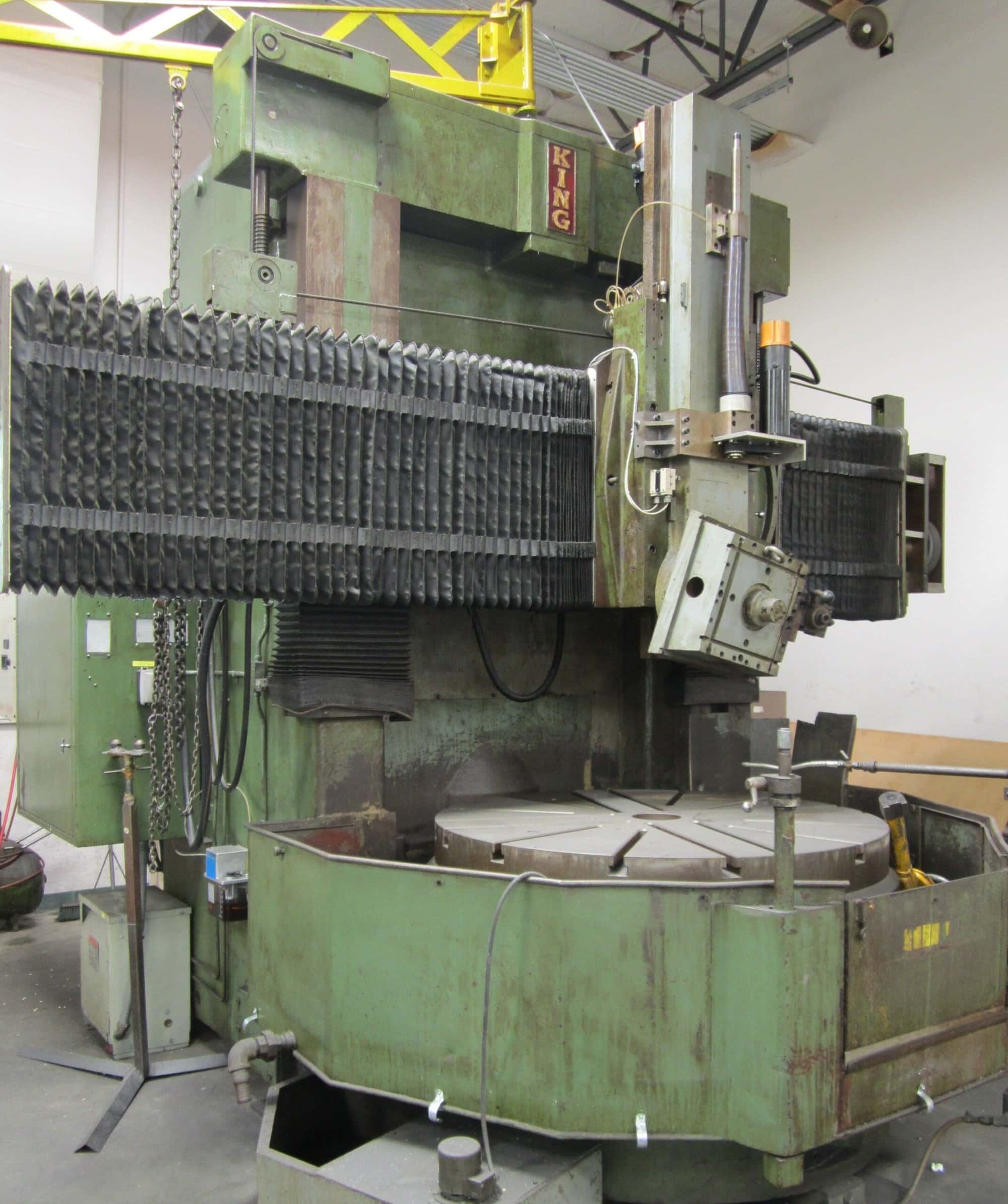 56" King Vertical Turret Lathe, 1956 - Image 3