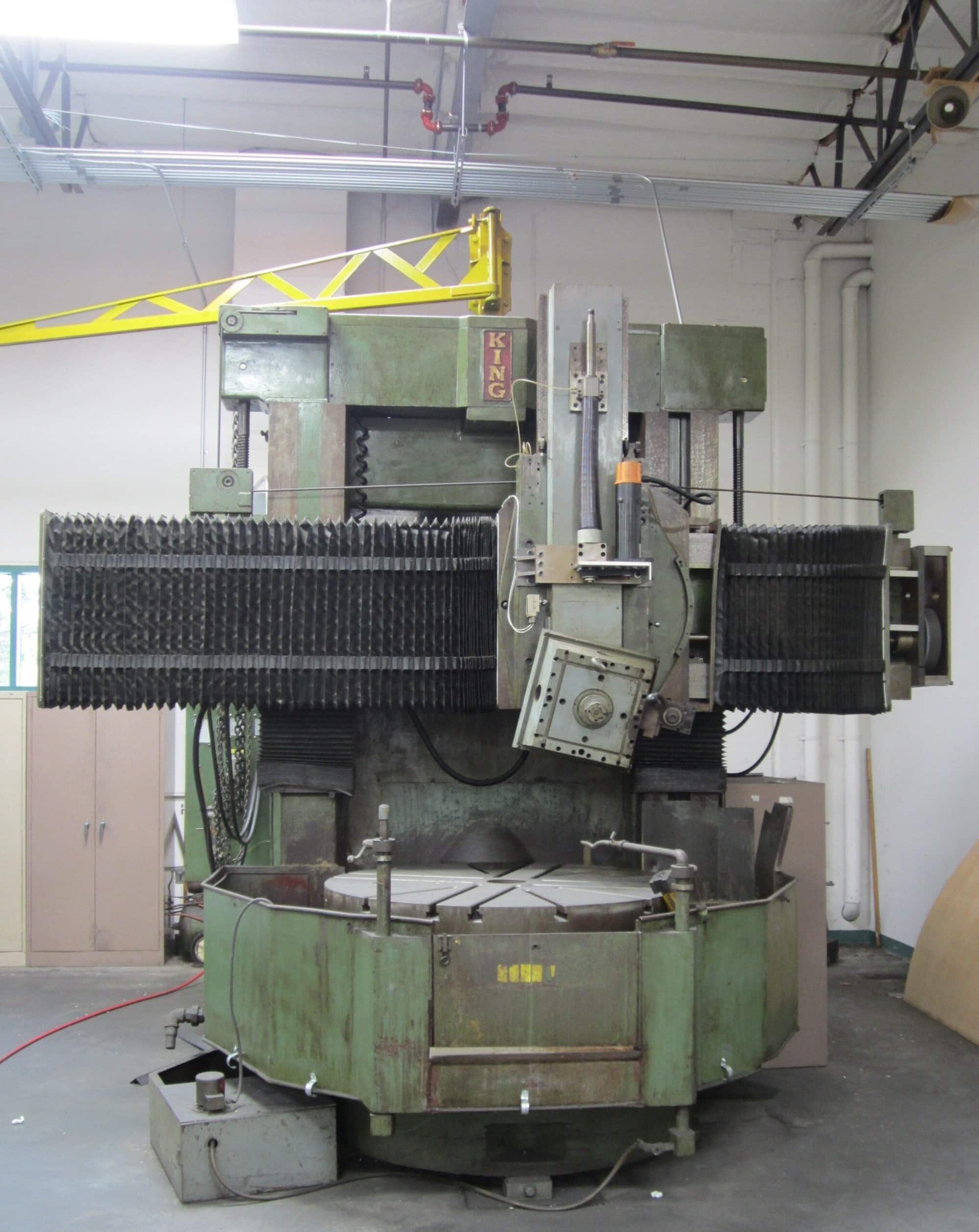 56" King Vertical Turret Lathe, 1956 - Image 2