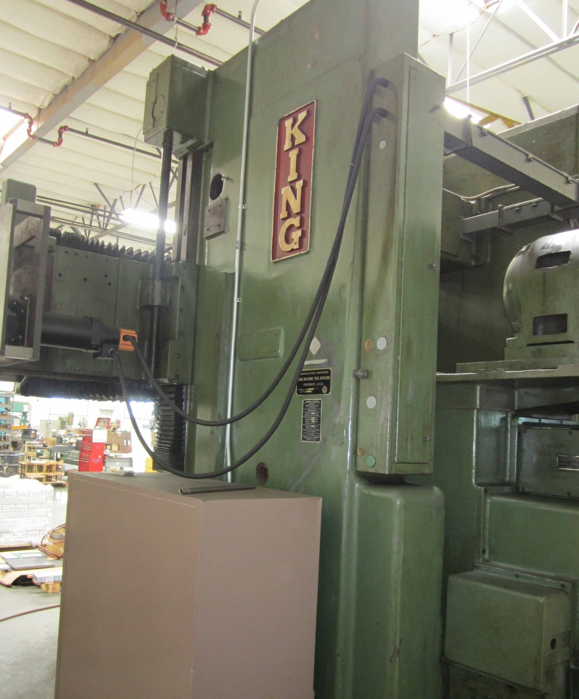 56" King Vertical Turret Lathe, 1956 - Image 7