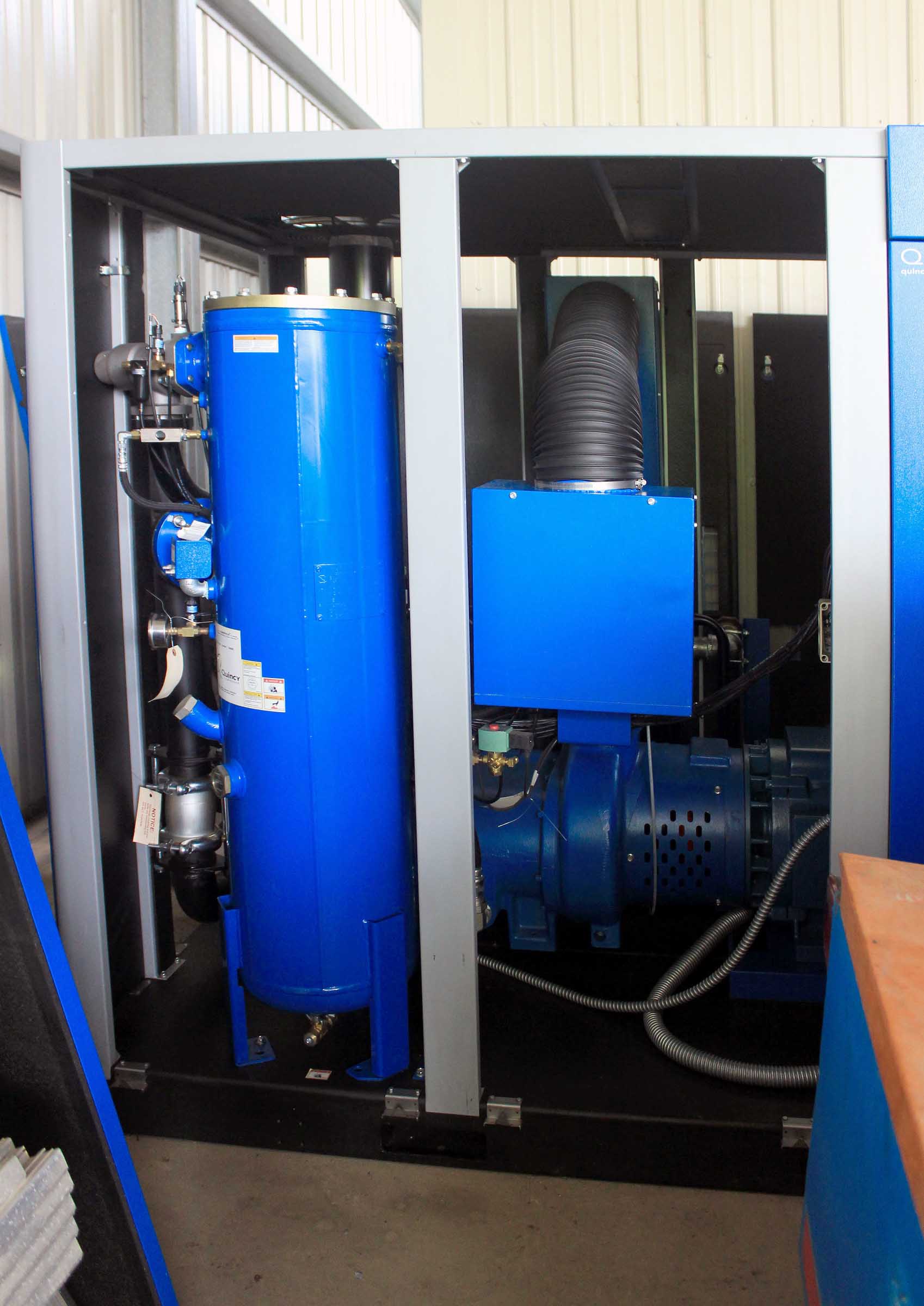 Quincy QSI-370i Rotary Screw Air Compressor, 2014- 75 HP, Hankinson Air Dryer - Image 7