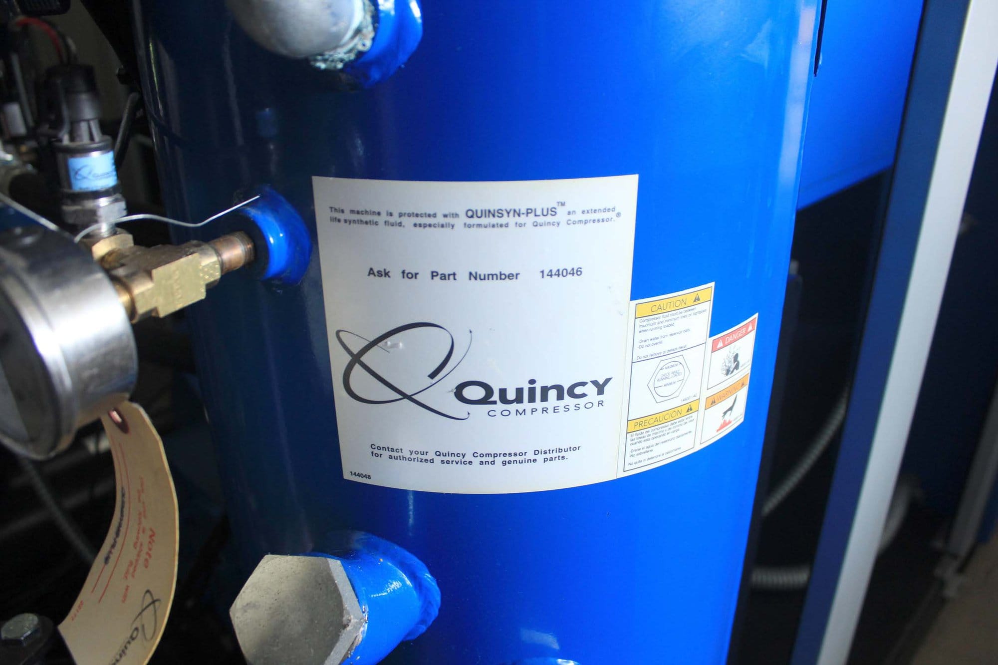 Quincy QSI-370i Rotary Screw Air Compressor, 2014- 75 HP, Hankinson Air Dryer - Image 8