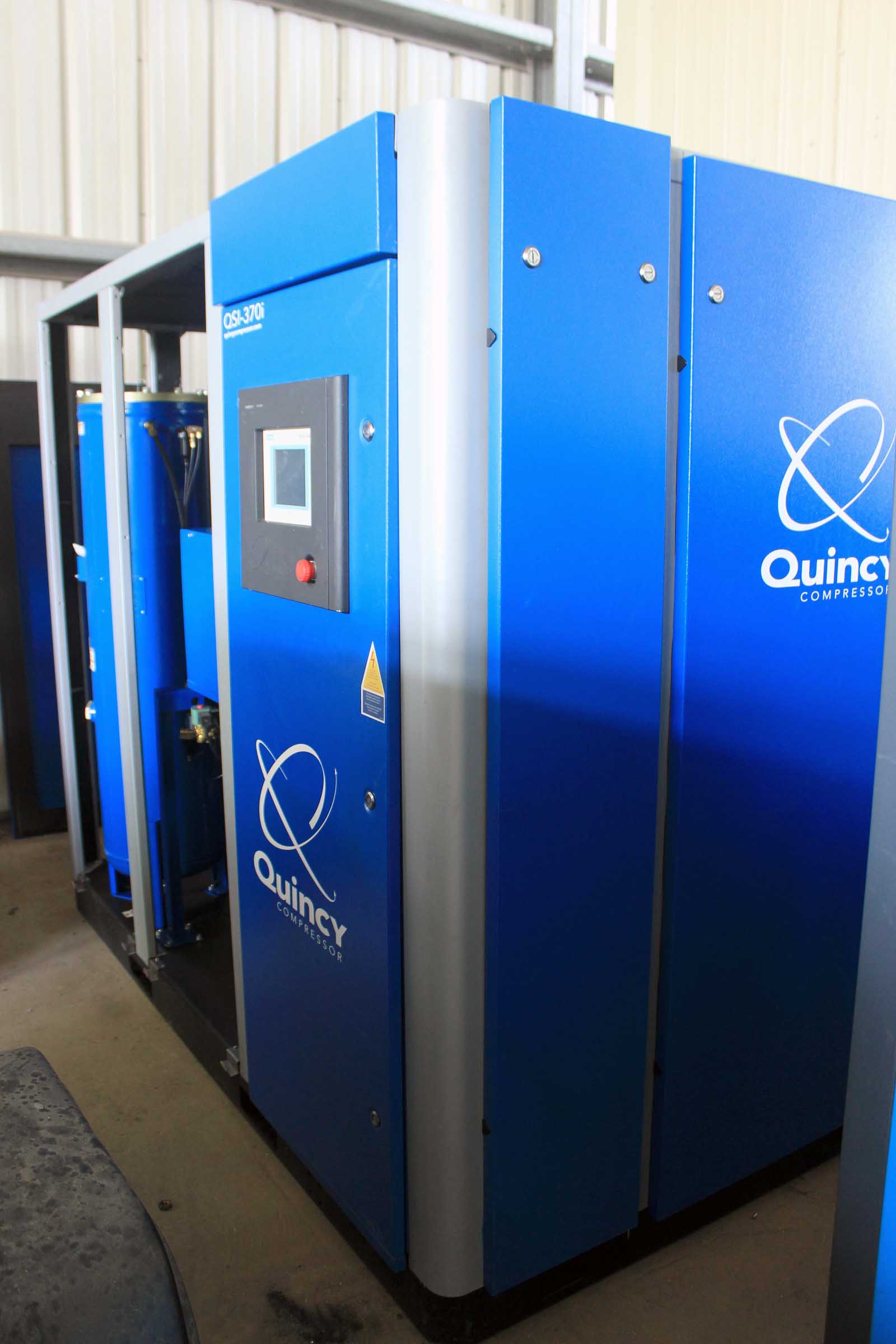 Quincy QSI-370i Rotary Screw Air Compressor, 2014- 75 HP, Hankinson Air Dryer - Image 4