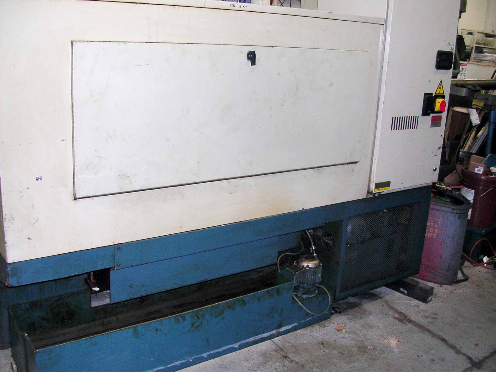 Bridgeport Romi Centur 35 E CNC Lathe, 1991 - 8 Tool Turret, Fanuc, Programmable Tailstock - Image 7