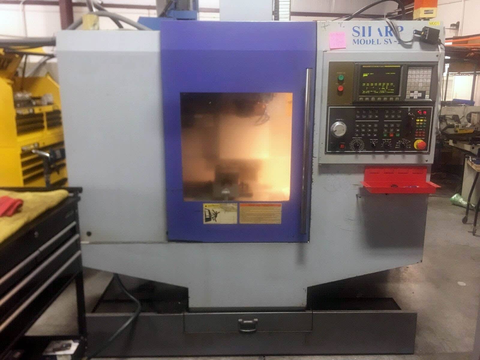 Sharp SV-2412 VMC, 2003 - USB, 16 ATC, Fanuc
