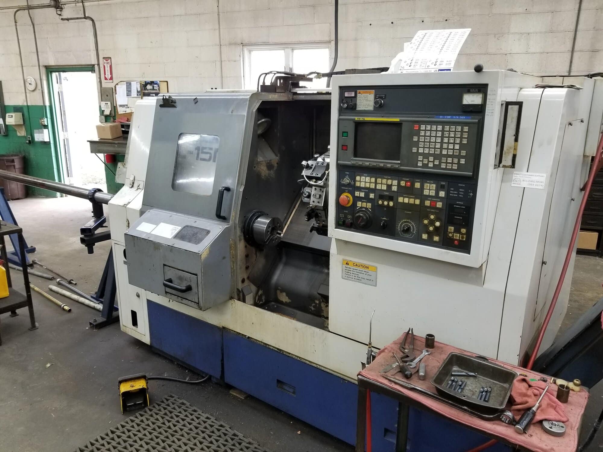 Mori Seiki SL-15MC CNC Lathe,1994 - Chip Conveyor, Parts Catcher - Image 2