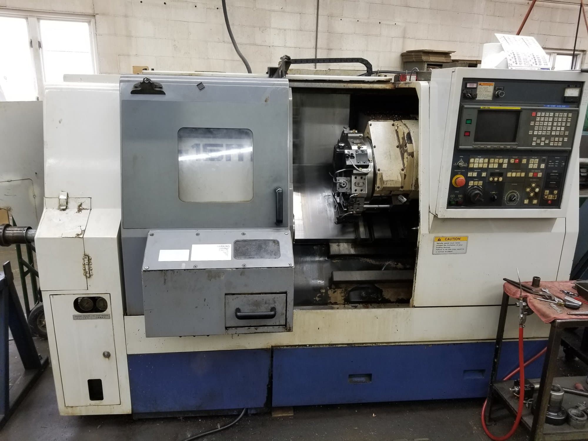 Mori Seiki SL-15MC CNC Lathe,1994 - Chip Conveyor, Parts Catcher