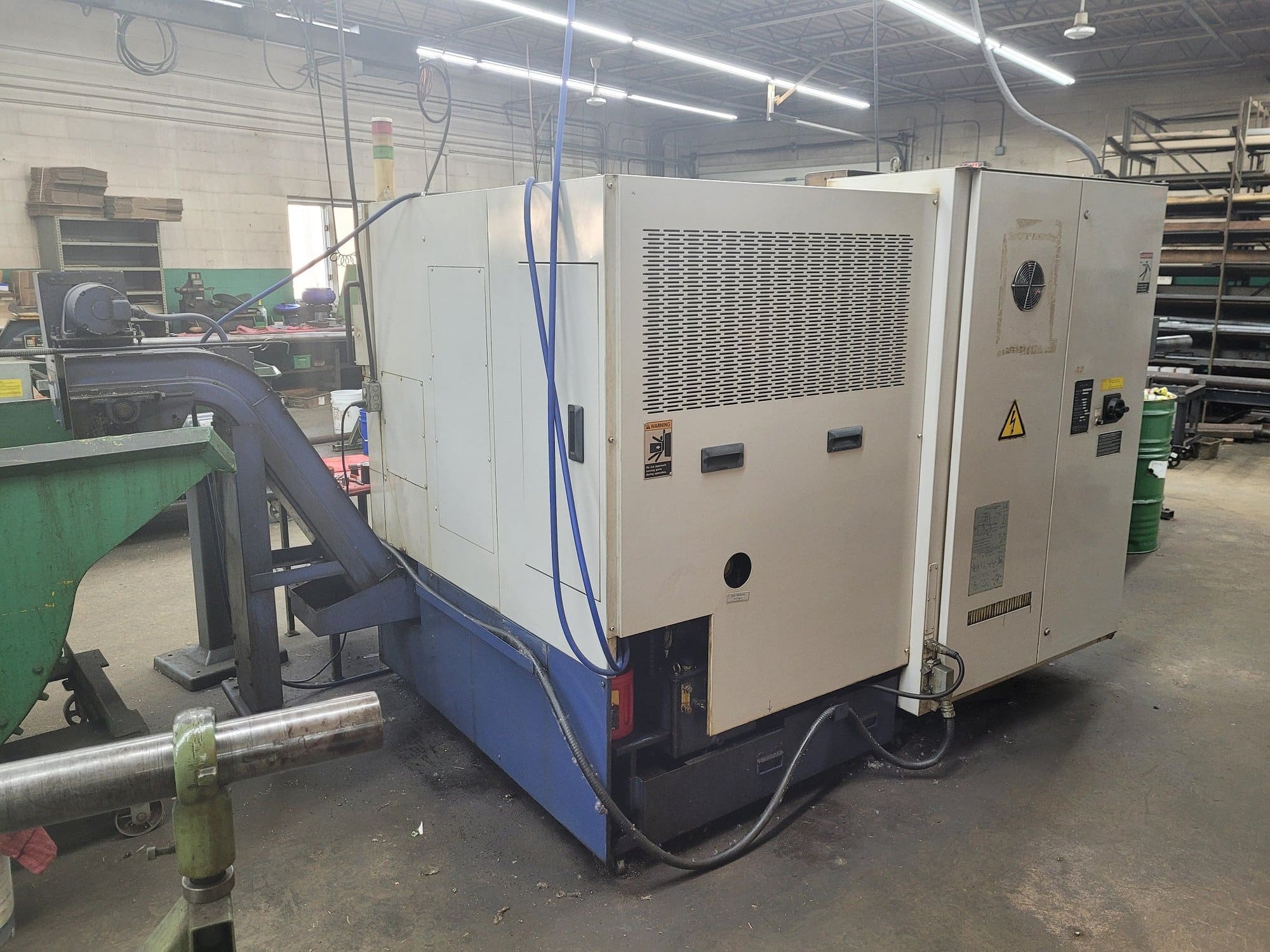 Mori Seiki SL-250B CNC Lathe, 1997 - Parts Catcher, Chip Conveyor, Tailstock - Image 3