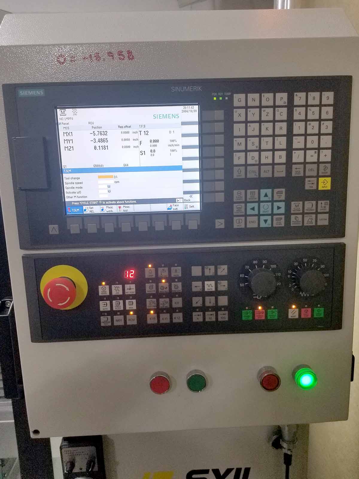 SYIL X7 Combo Vertical Machining Center, 2020- 12K Spindle, Tool Setter, Tooling, AC Converter - Image 2