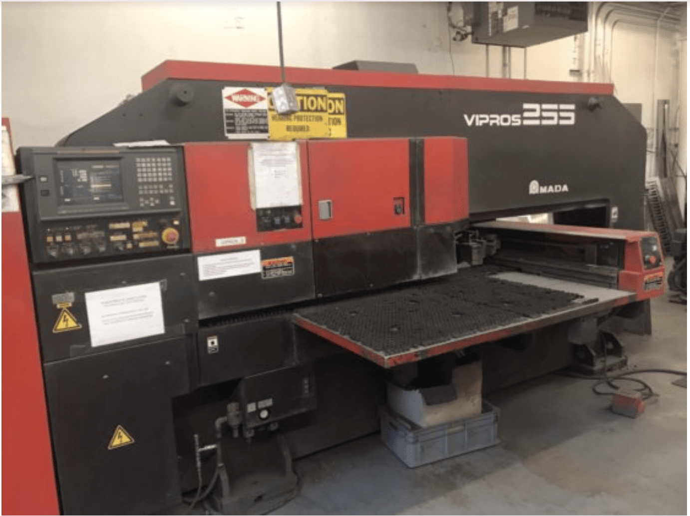 22 Ton Amada Vipros 255 CNC Turret Punch, 1998 - Fanuc 18P CNC Control, 31 Stations - Image 3