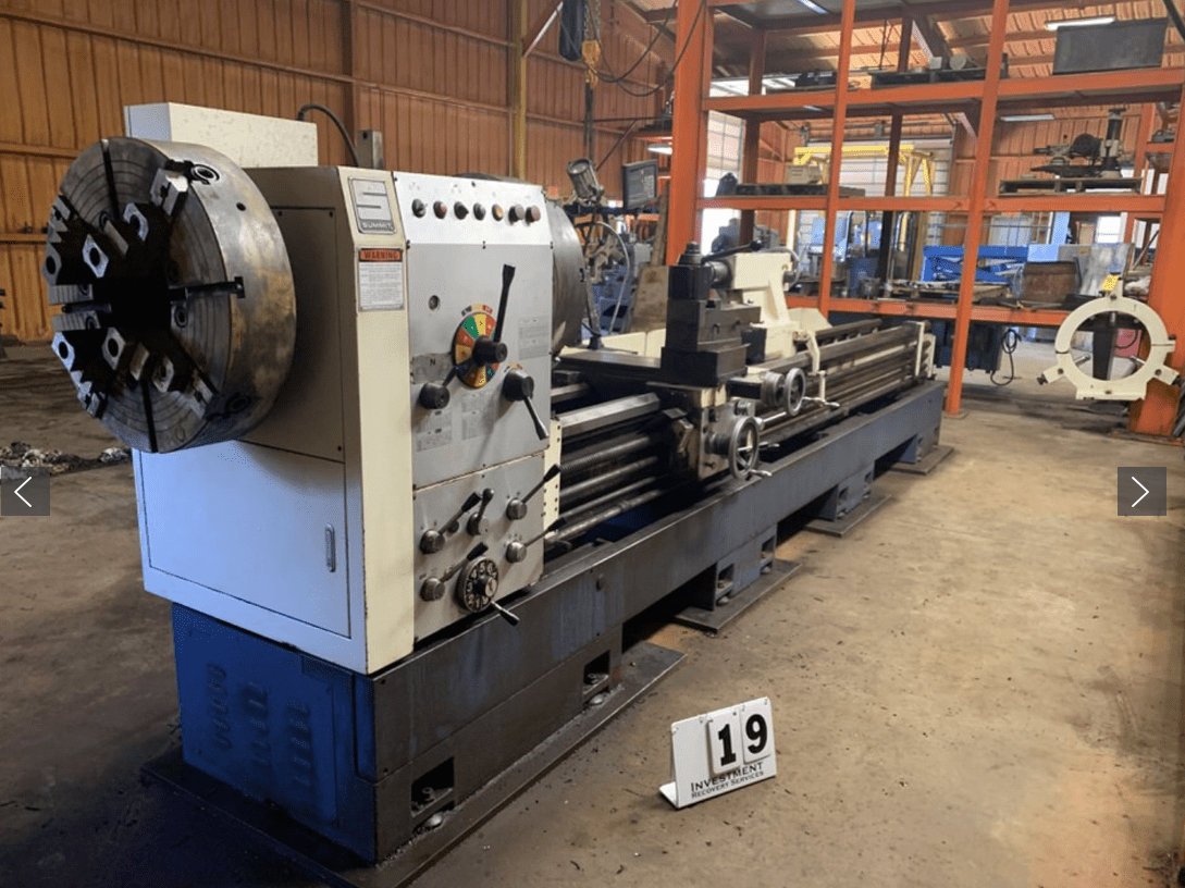 33" x 160" Summit Hollow Spindle Lathe, 2012 - Front/Rear Chucks, 9" Spindle Bore, Big lathe - Image 3