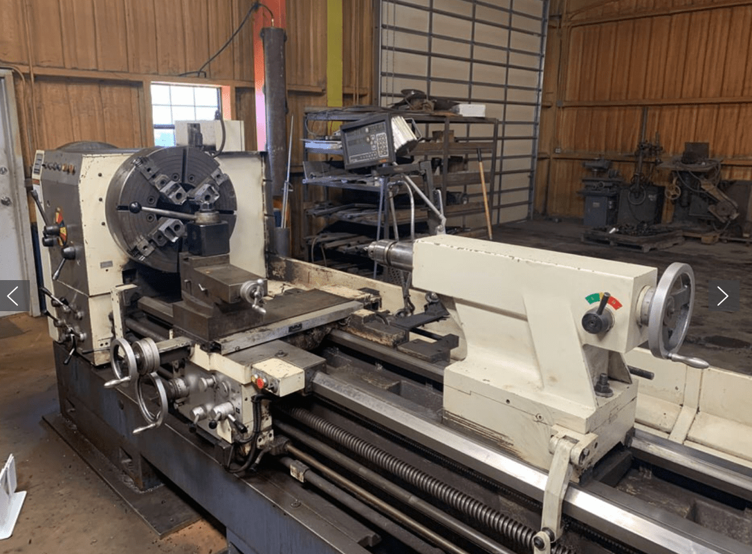 33" x 160" Summit Hollow Spindle Lathe, 2012 - Front/Rear Chucks, 9" Spindle Bore, Big lathe - Image 4