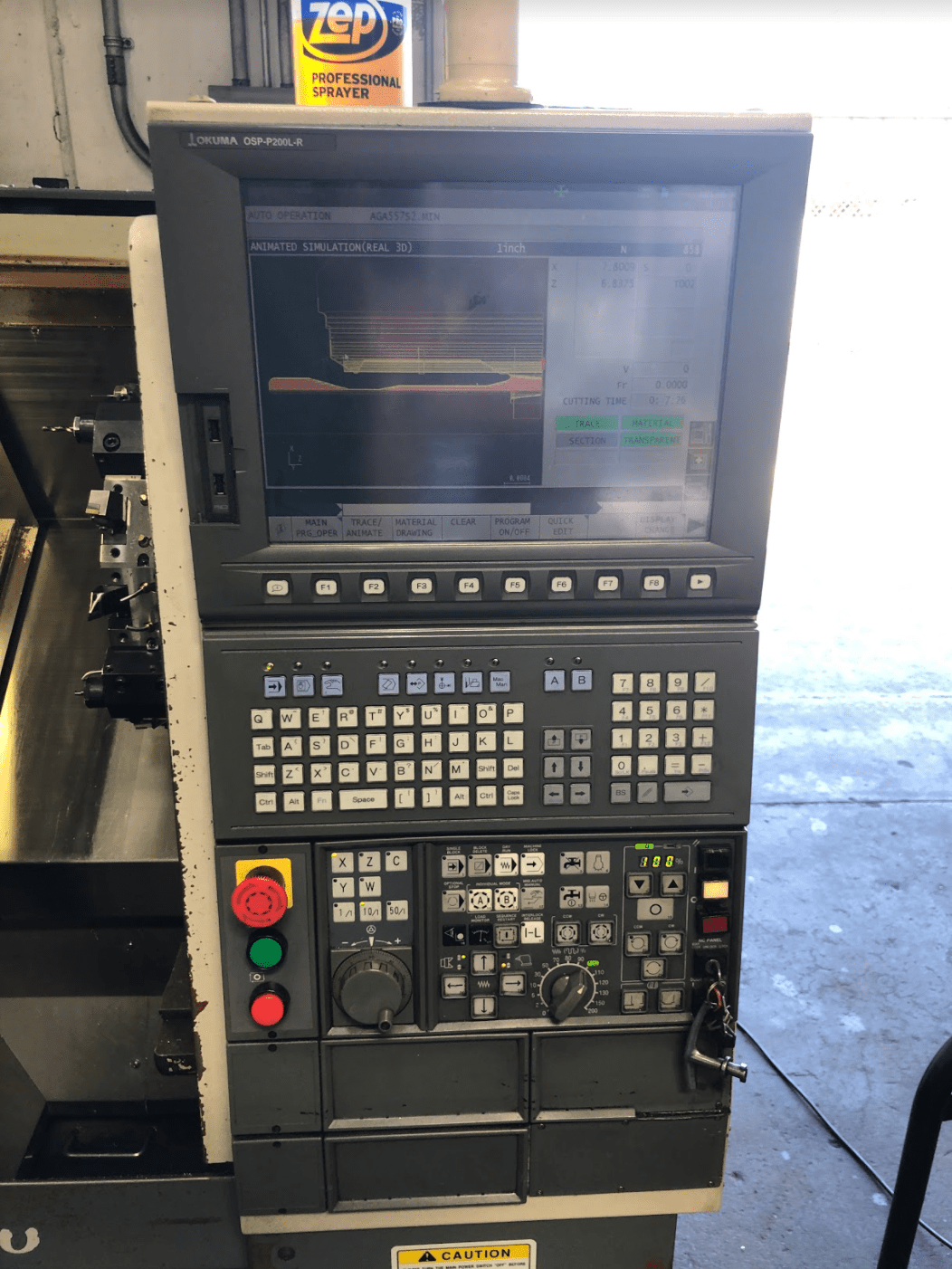 Okuma ES-L6II CNC Lathe, 2008 - Tailstock - Image 3