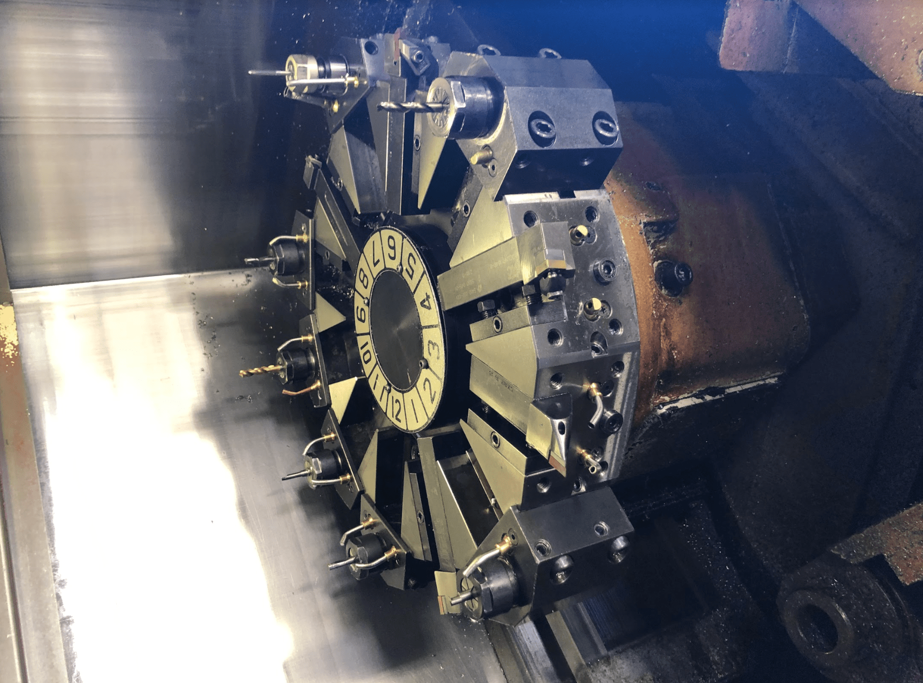 Okuma ES-L6II CNC Lathe, 2008 - Tailstock - Image 8