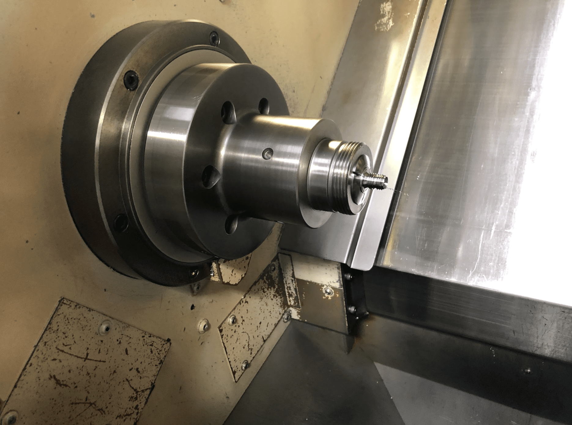Okuma ES-L6II CNC Lathe, 2008 - Tailstock - Image 7