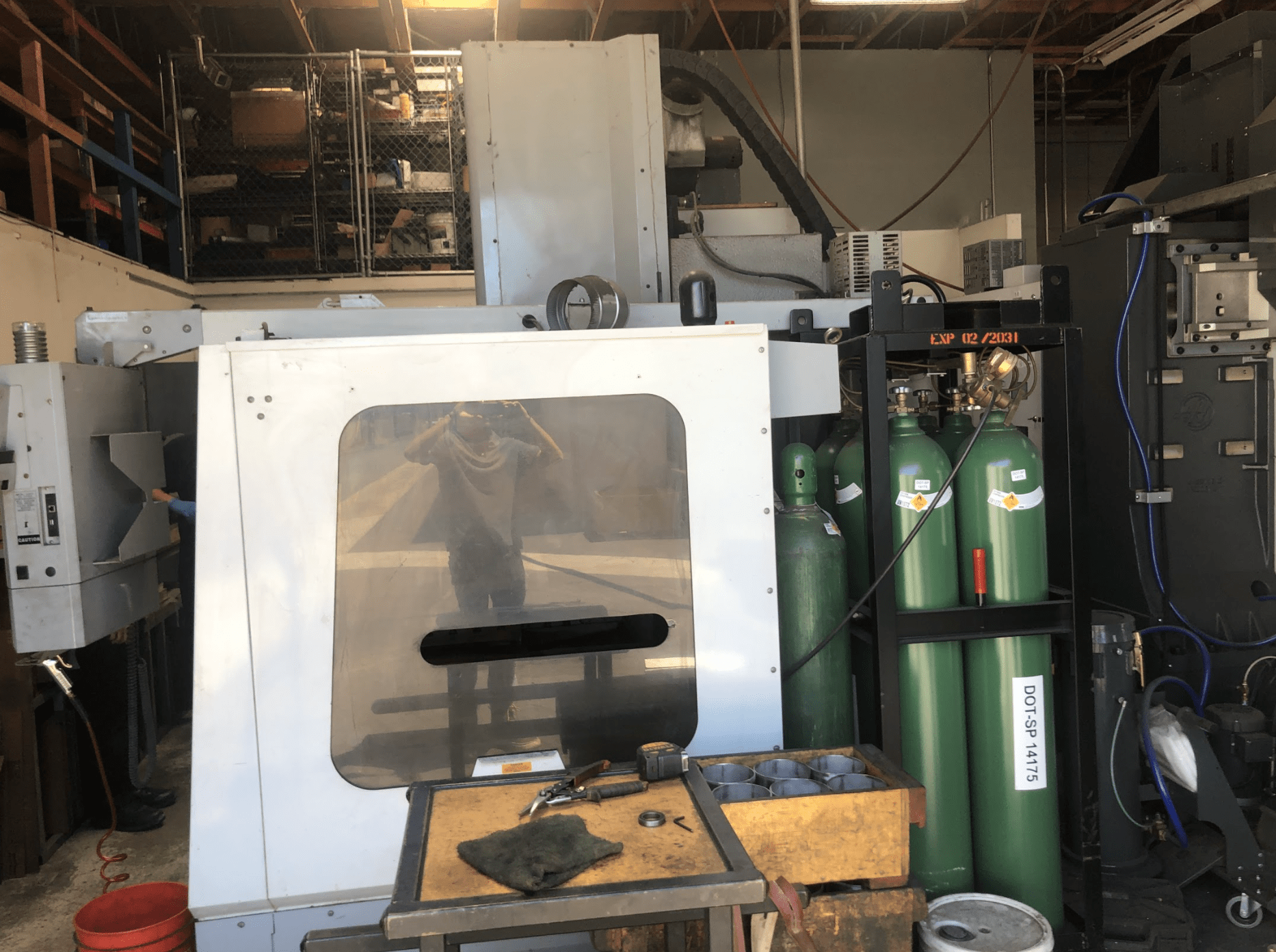 Haas Z4 500 CNC CO2 Laser, 2002 - Very Rare, 500W, 4th axis - Image 8