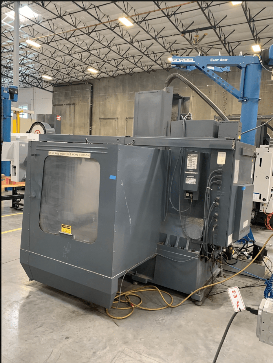 Haas VF-4 CNC VMC, 2000 - Chip Auger and Upgraded Haas Control Included - Image 2
