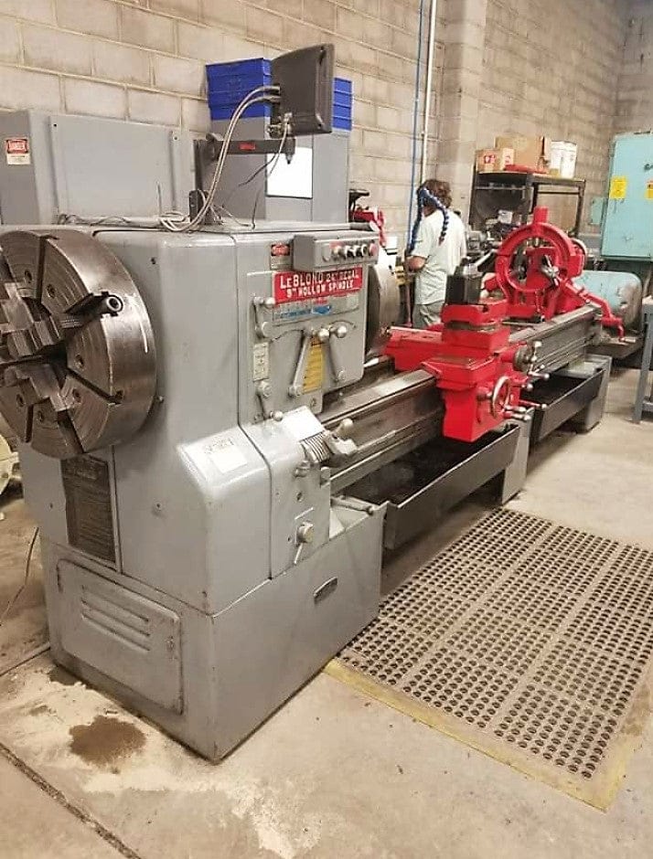 LeBlond 96x26 Hollow Spindle Lathe - 9" Thru Hole, Dual Chuck