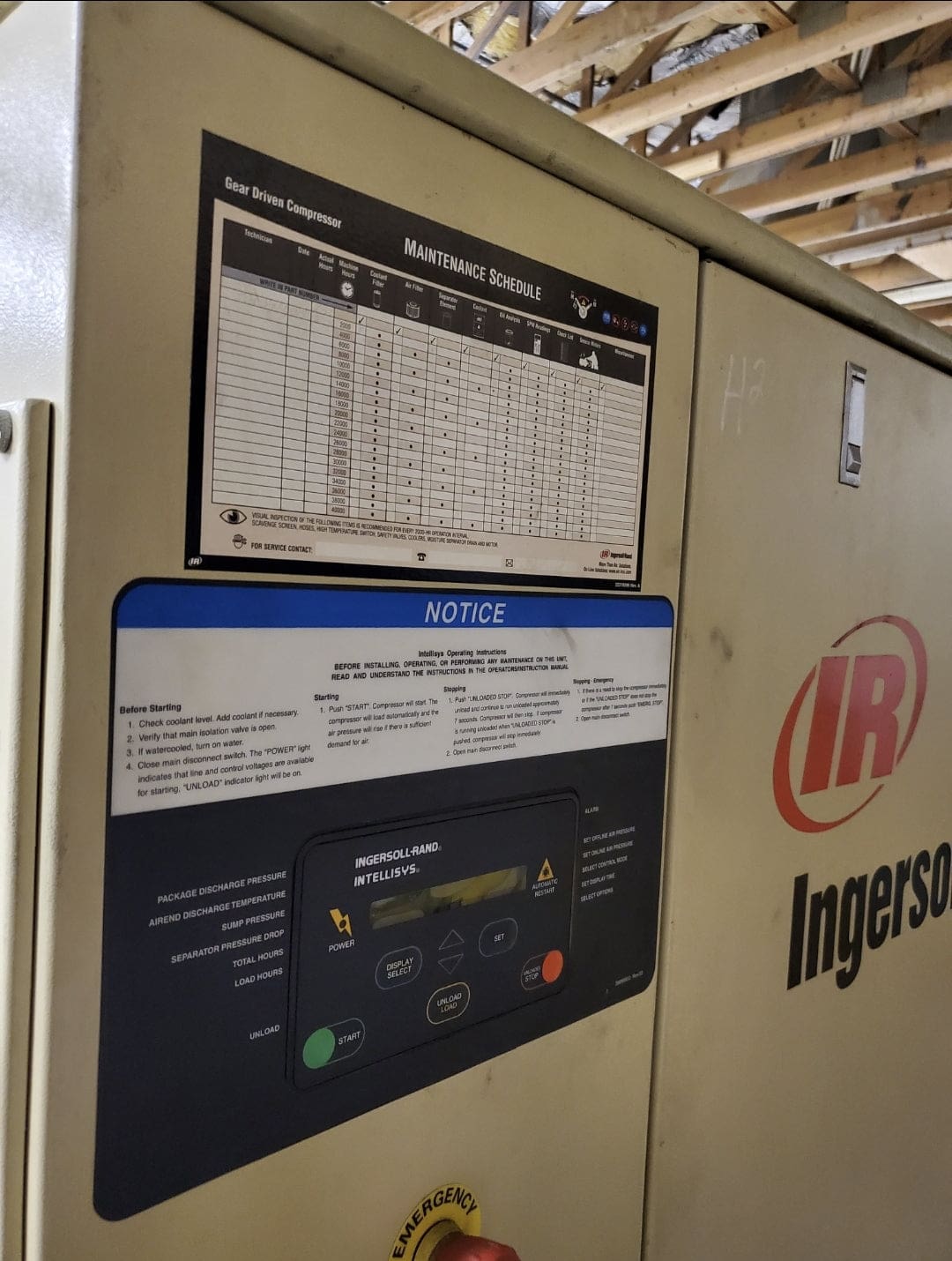50 HP Ingersoll Rand SSR-EPE50 Air Compressor, 2007 - Image 2