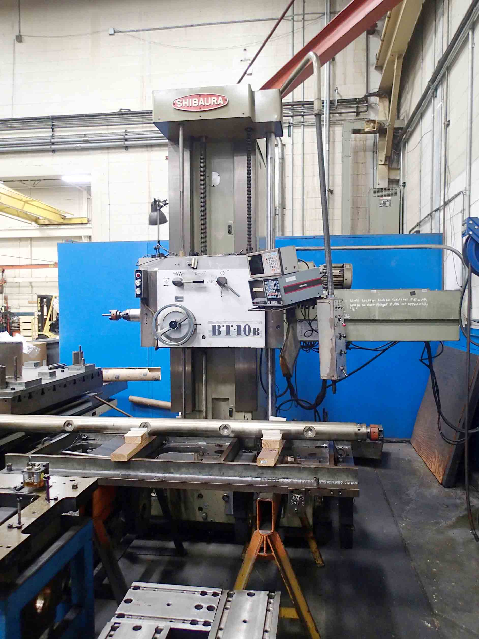 Shibaura BT-10B Horizontal Boring Mill, 1982- 55" x 63" Table - Image 2