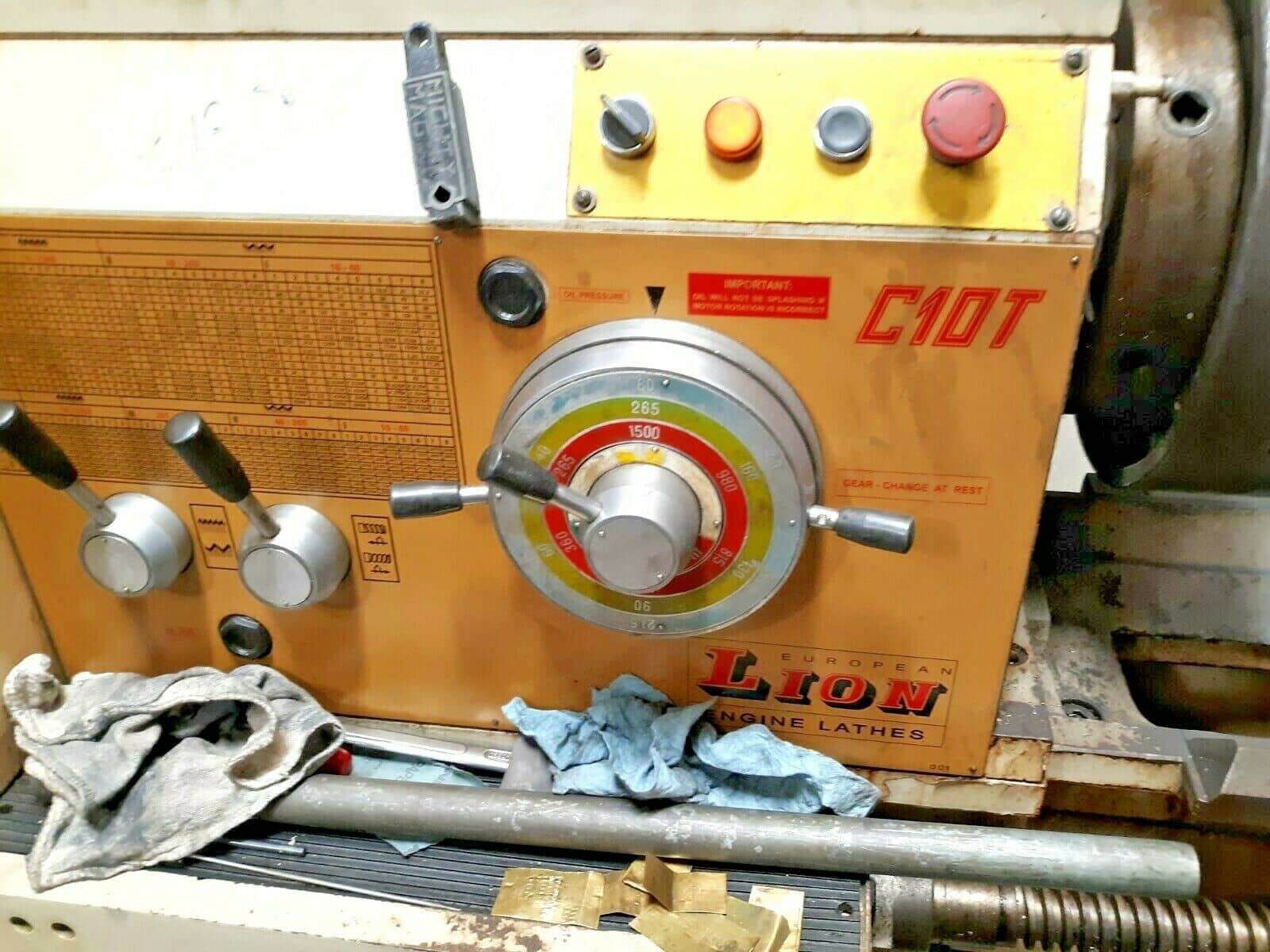 33" x 138" Lion C10T Manual Engine Lathe - Image 2