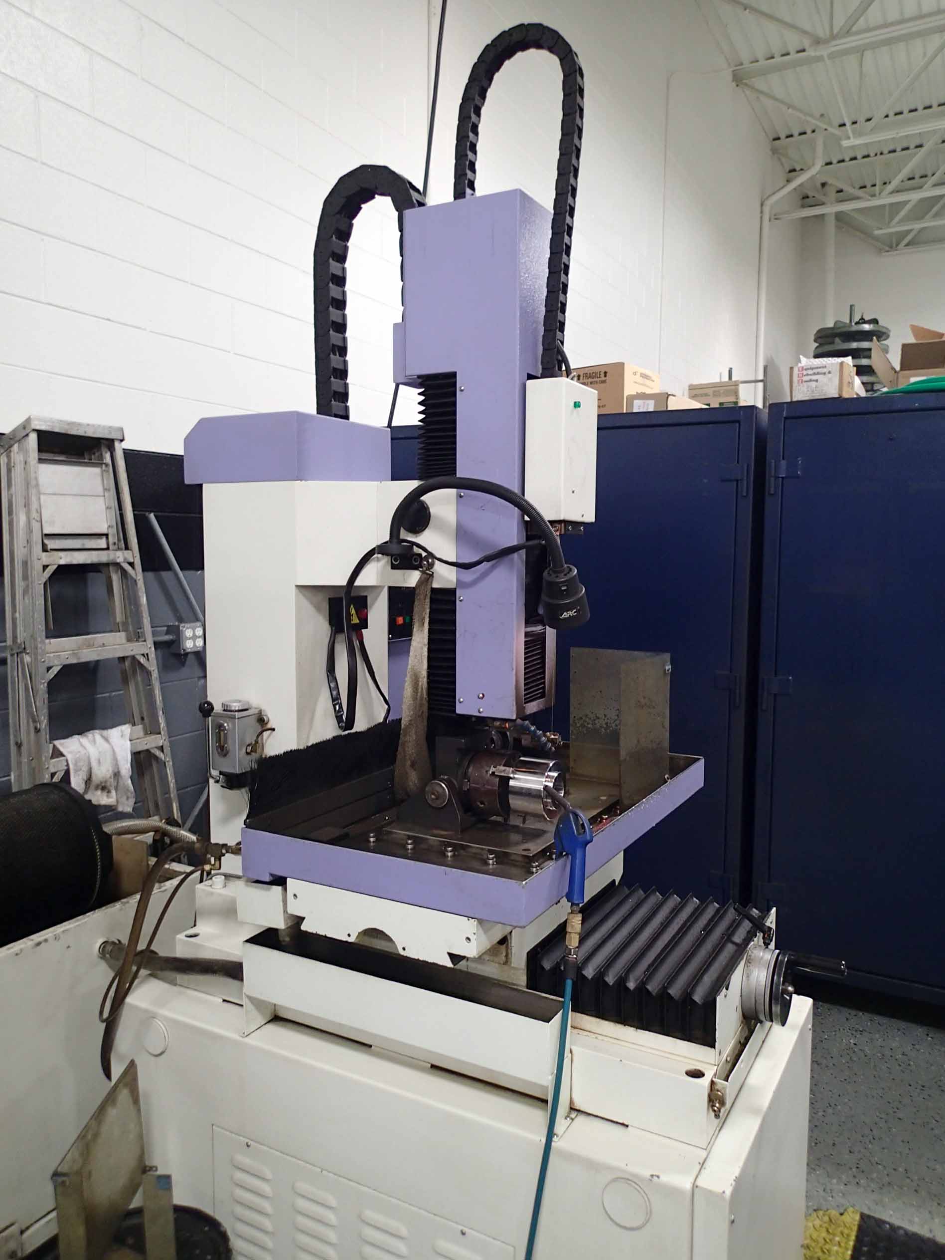 Top EDM TSH-5AA Spark Erosion Hole Popper EDM, 2006- 25 Amp, DRO - Image 4