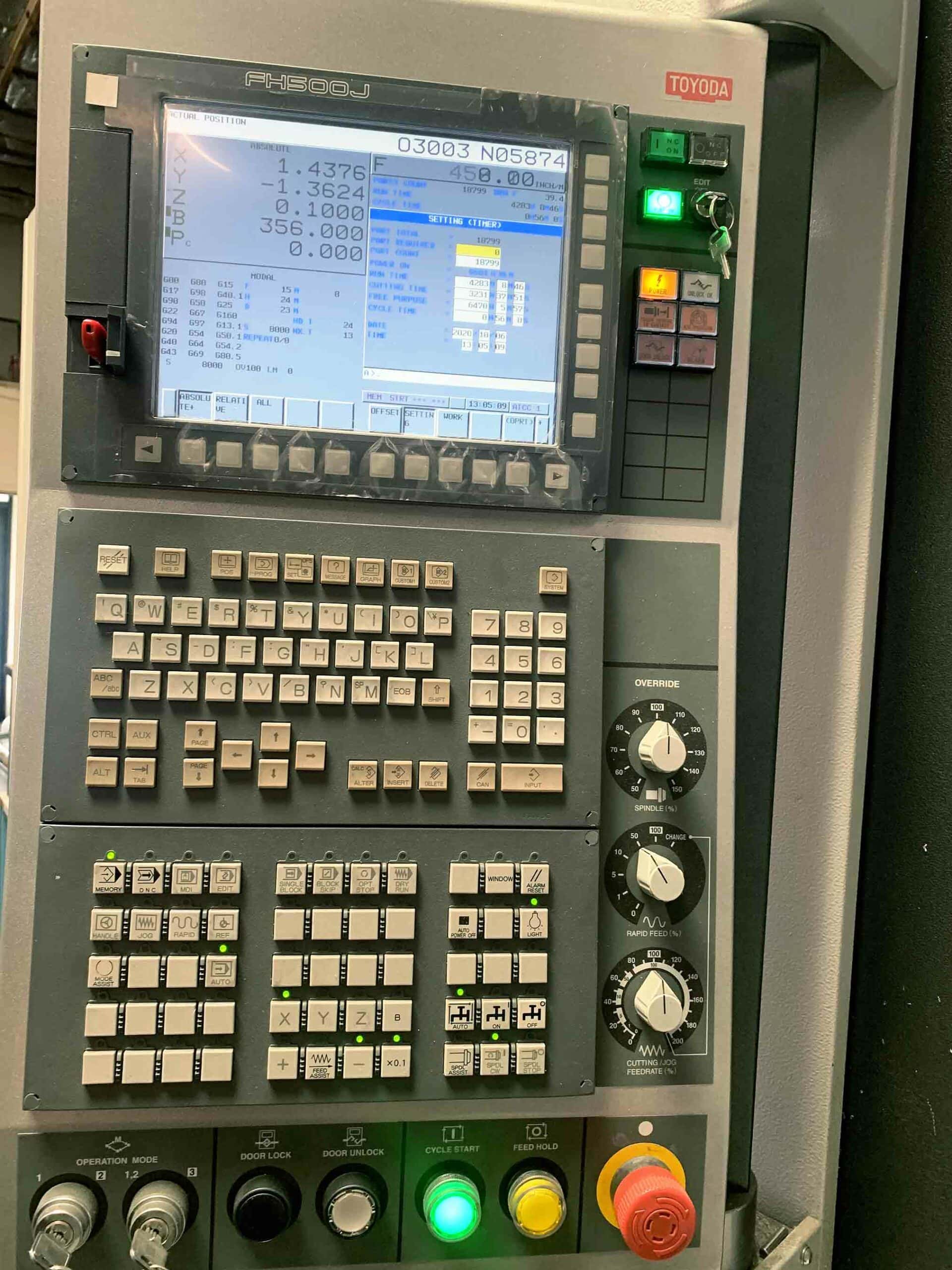 Toyoda FH-500J Horizontal Machining Center