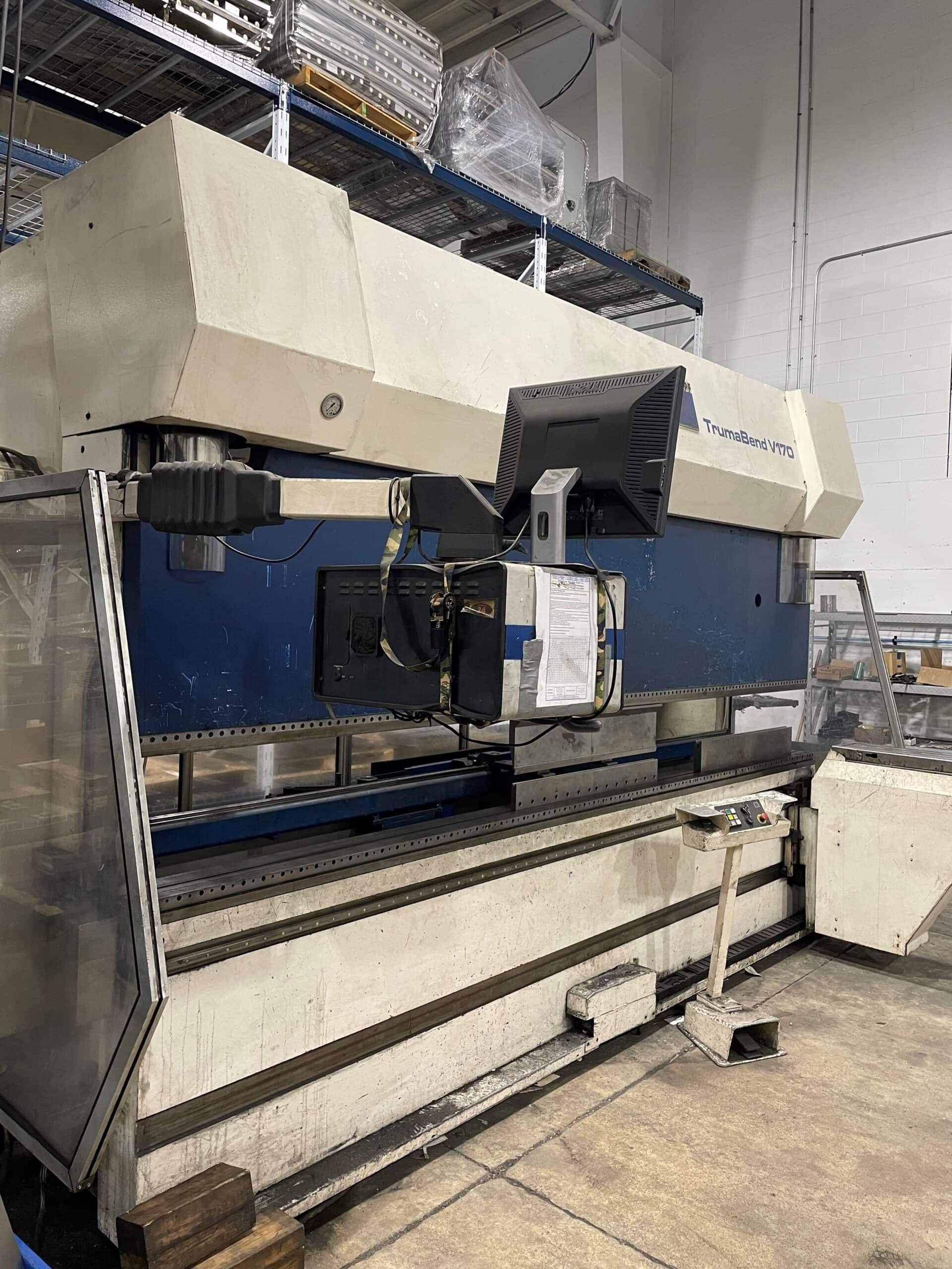 187 Ton x 13' Trumpf Trumabend V170 CNC Press Brake, 1997- 4-Axis Backgauge - Image 2