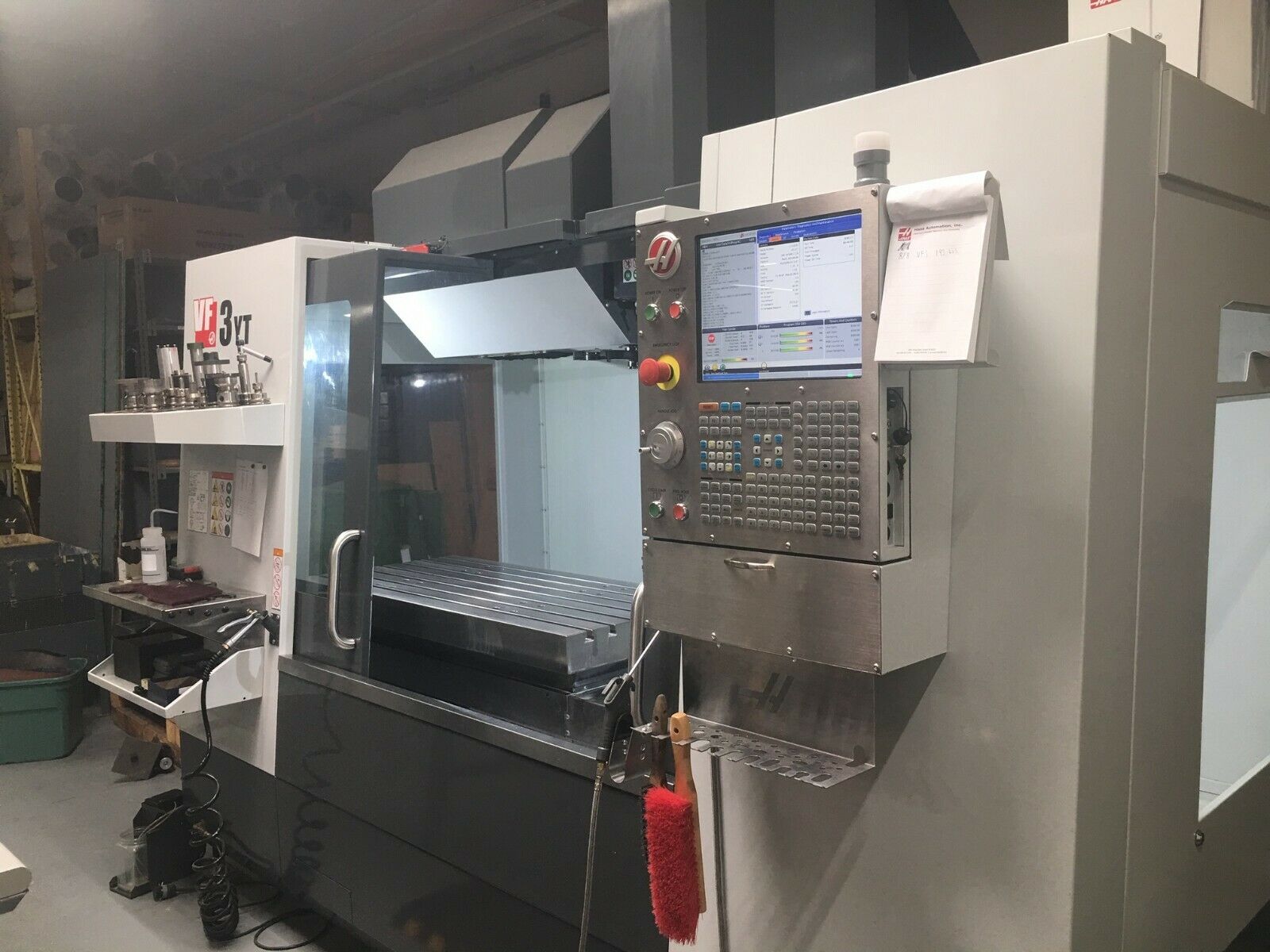 Haas VF-3YT VMC 2017 - 4th Ready, WIPS, Thru Spindle, Low Hours - Image 2
