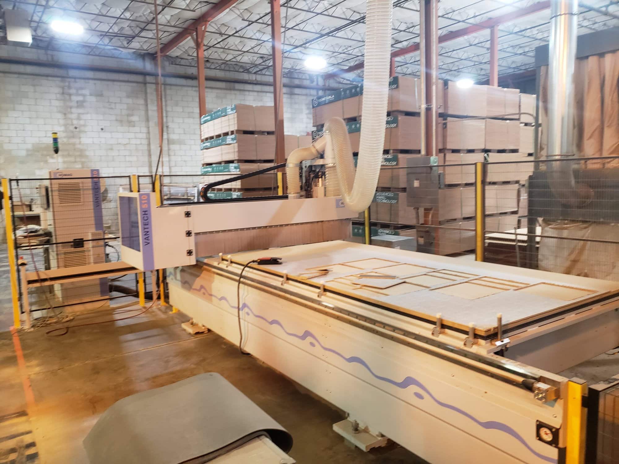 Weeke Optimat NBP084 Vantech 510 5"x 10" CNC Router, 2017 - Image 3