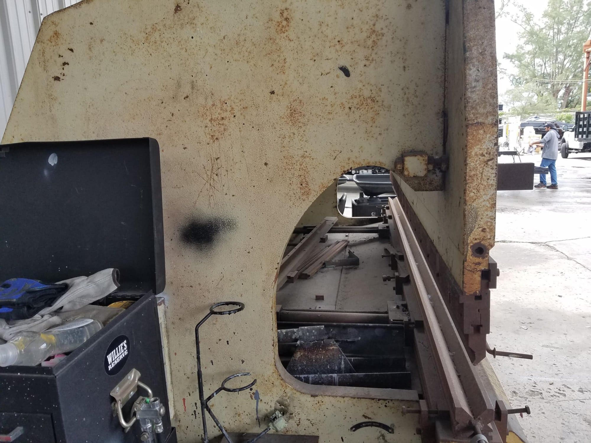 90 Ton x 10' Adira QH-9030 CNC Press Brake, 1988 - 2 Axis CNC Control, Dynabend 3 Control - Image 2