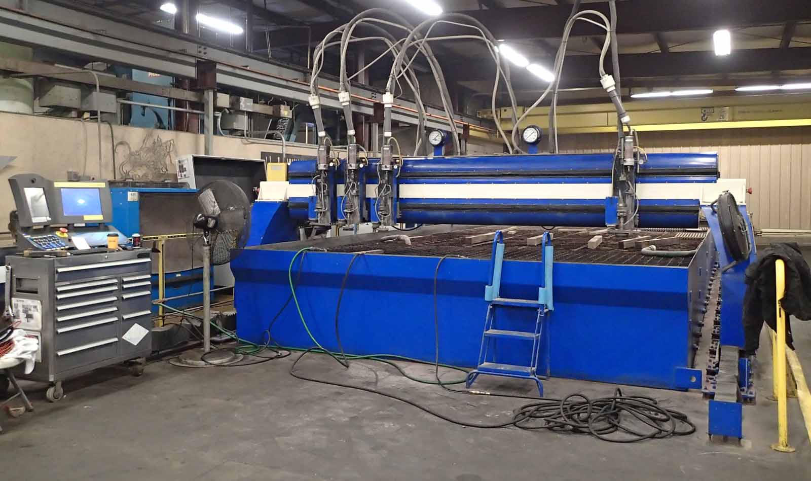 WardJet RX-3013 WaterJet, 2009- 13' x 30' Table, 4 Heads, 12" Depth