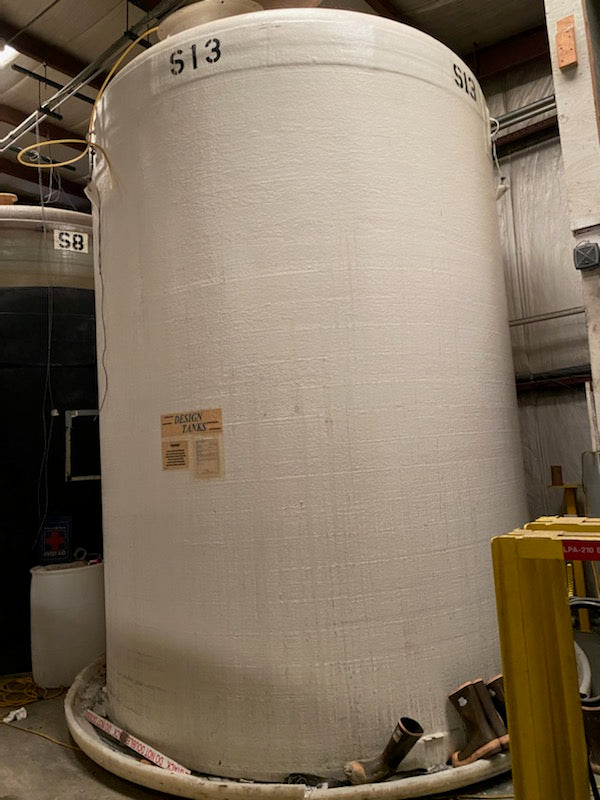 8000 Gallon Vertical White Fiberglass Tank, 2004 - Image 2