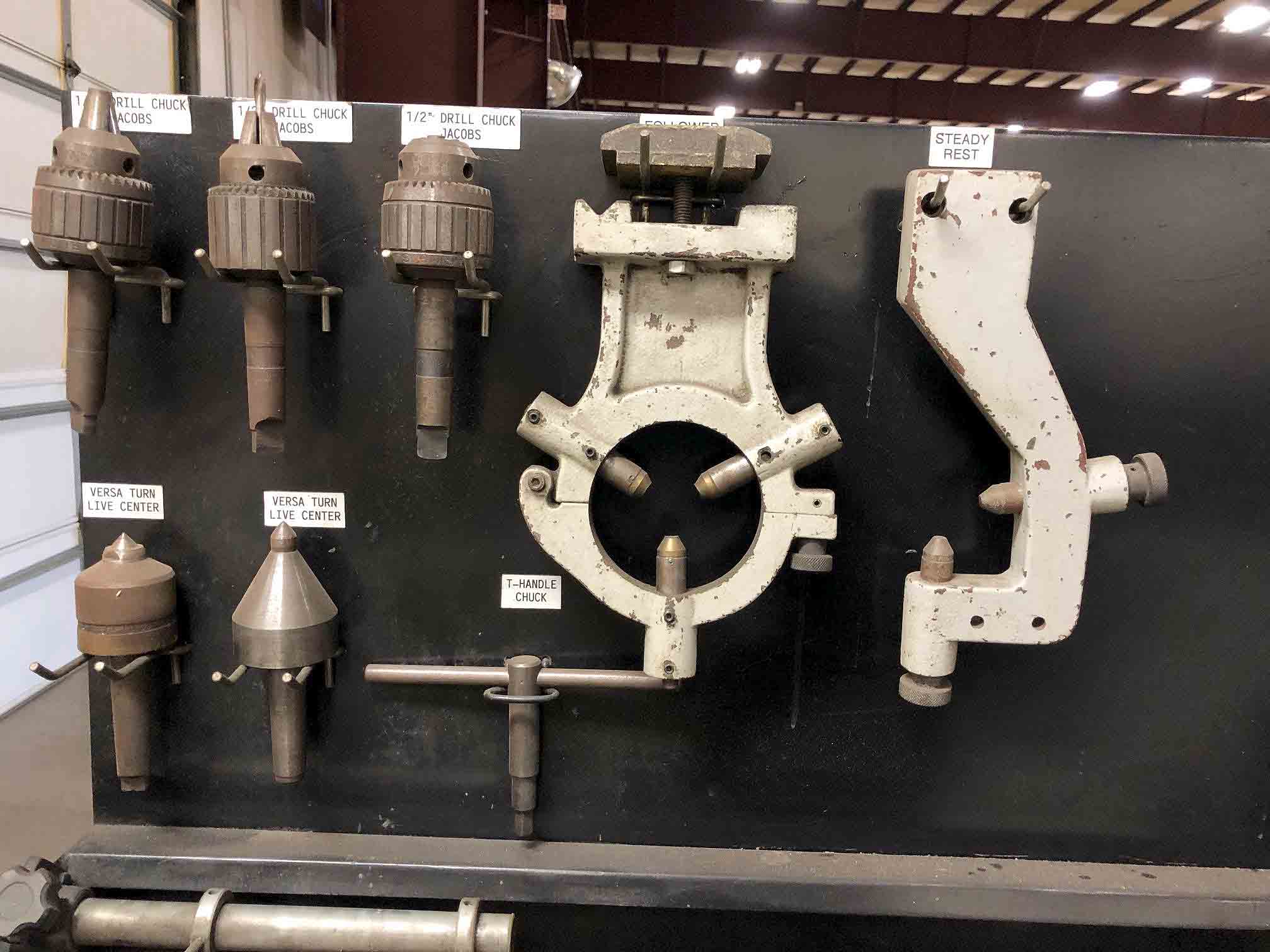 Willis Microcut 1440E Engine Lathe- Rests, Chucks, Centers, DRO - Image 5