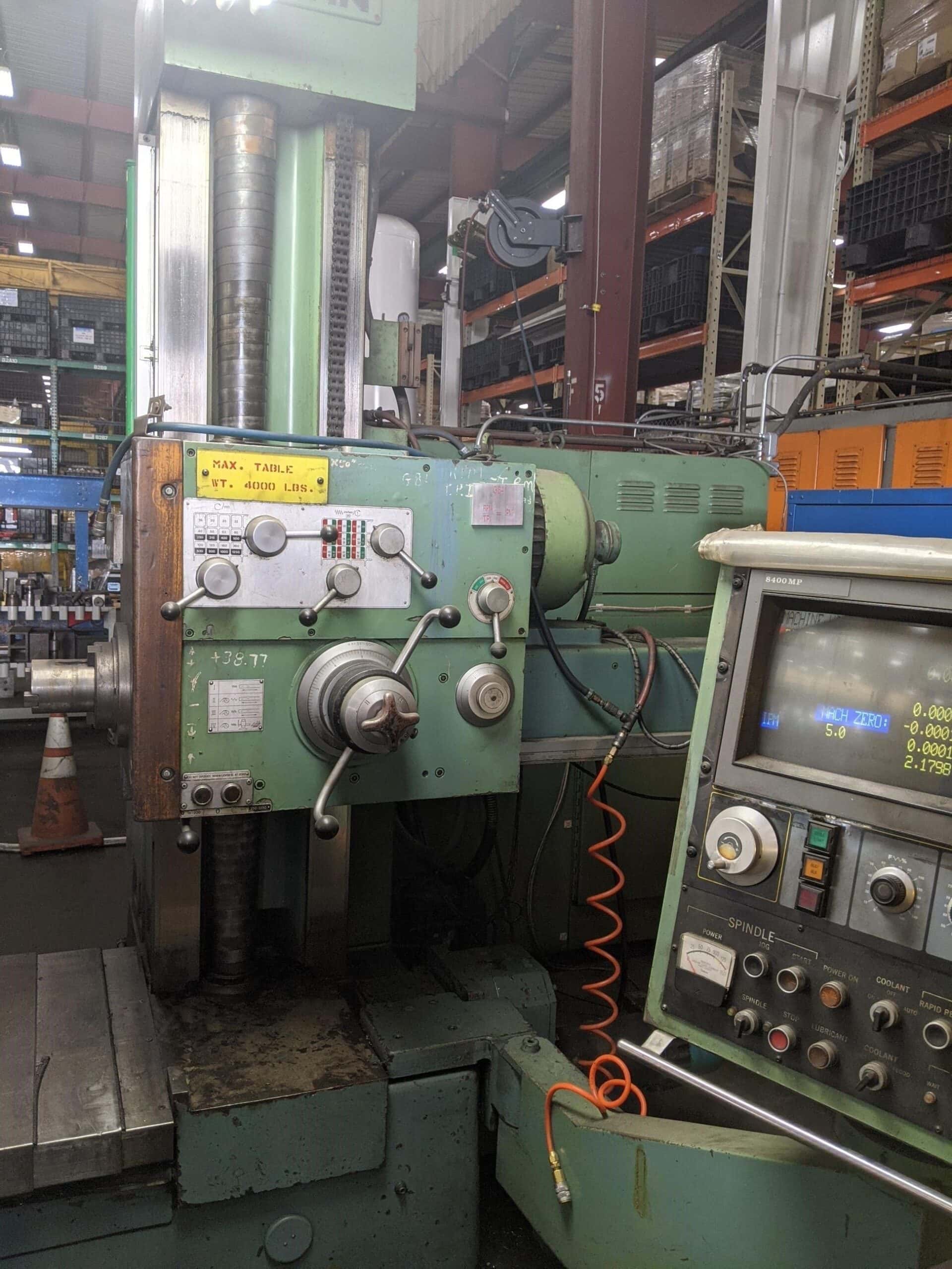 Wotan B75/105MNC NC Boring Mill, 1980s - Image 2