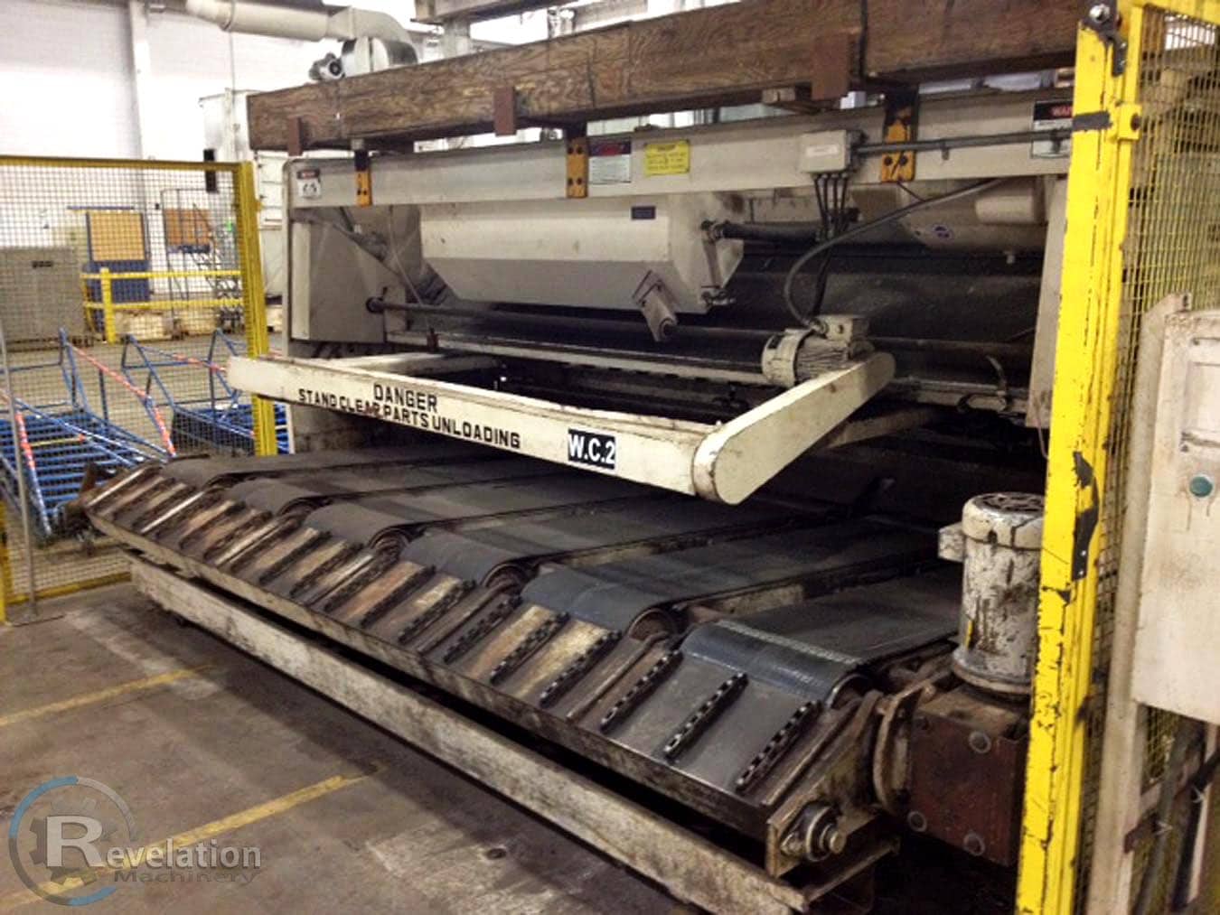 1/2" x 12' Wysong H-5012 Shear, 1995 - 3 Axis Backgauge, Power Table, Auto Conveyor Stack - Image 6
