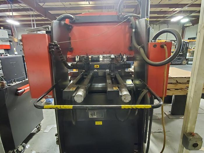 35 Ton X 4' Amada RG-35S CNC Press Brake, 1998 - NC9EX-II Control, (2) Finger Assemblies, Full Set of Punch Holders - Image 6