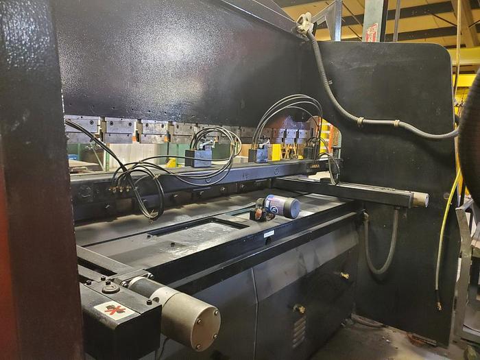 110 Ton X 10' Amada RG-100 CNC Press Brake, 1984 - NC9EX Control, (4) Finger Assemblies, Full Set of Punch Holders - Image 6